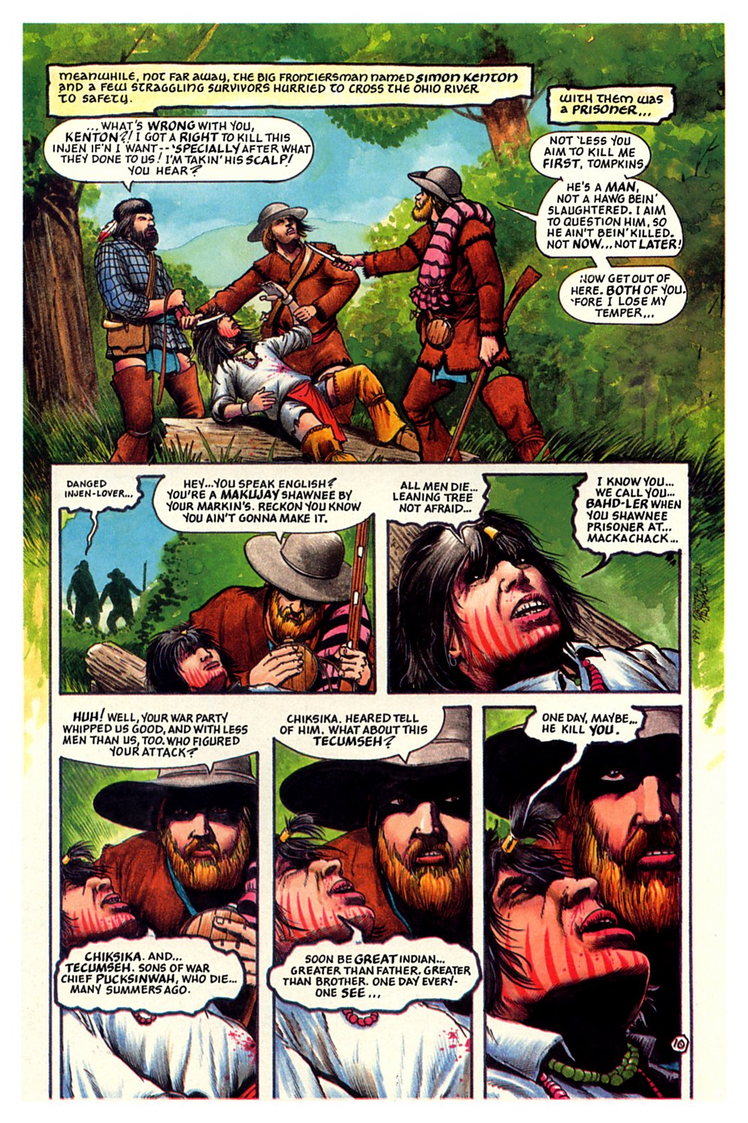 Read online Allen W. Eckert's Tecumseh! comic -  Issue # Full - 14