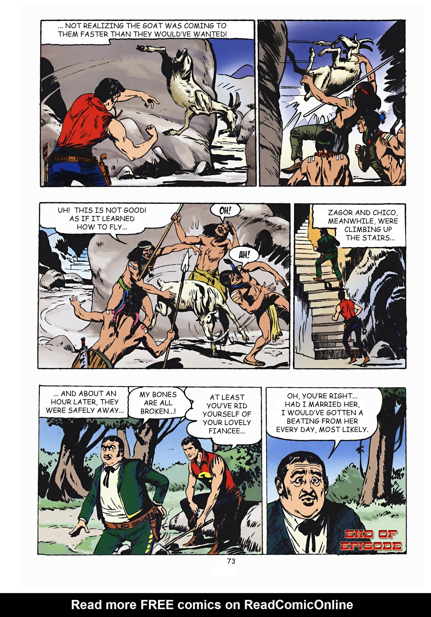 Read online Zenith gigante - Zagor gigante comic -  Issue #2 - 74