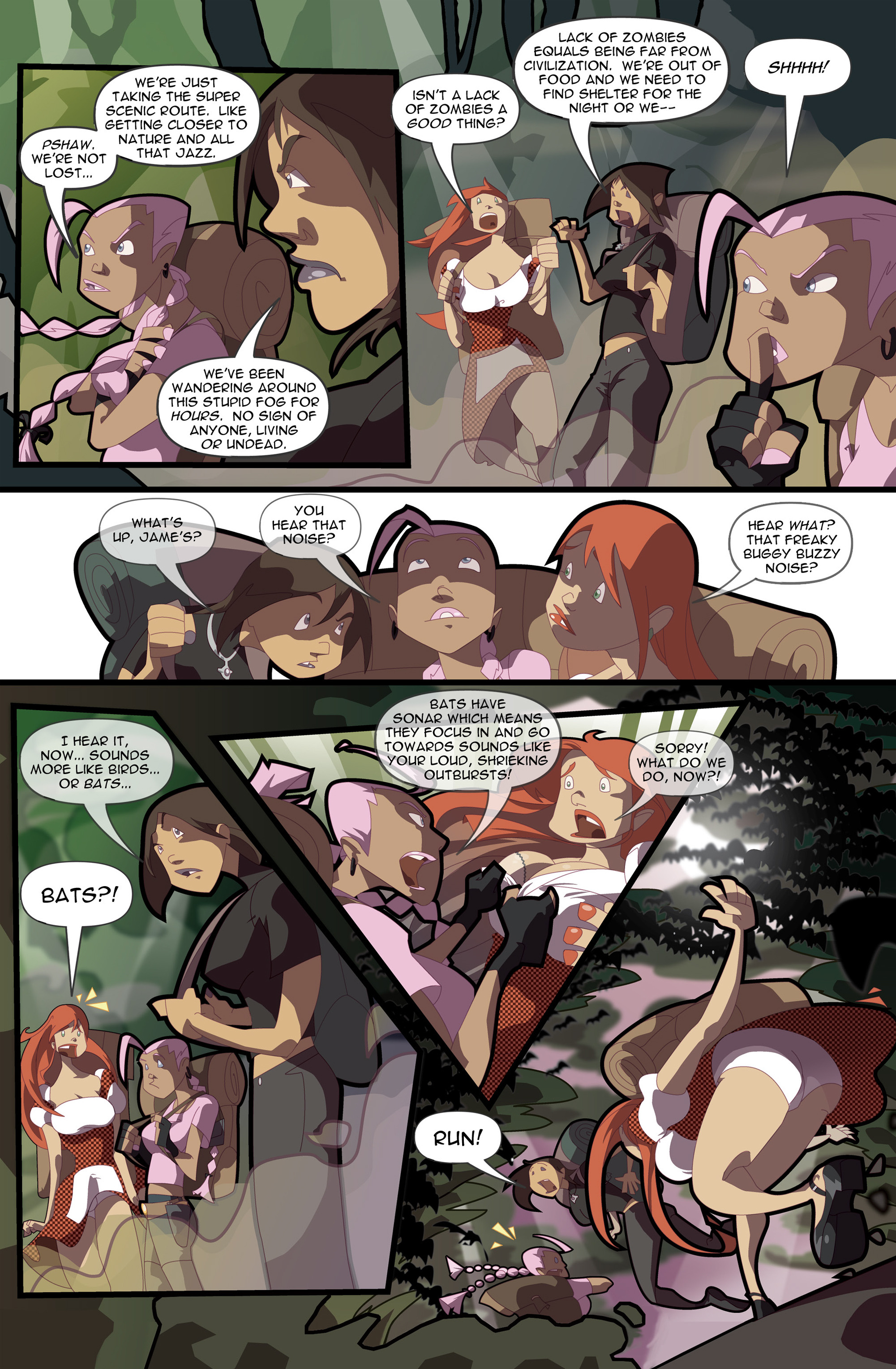Read online Chaos Campus: Sorority Girls Vs. Zombies comic -  Issue #18 - 4