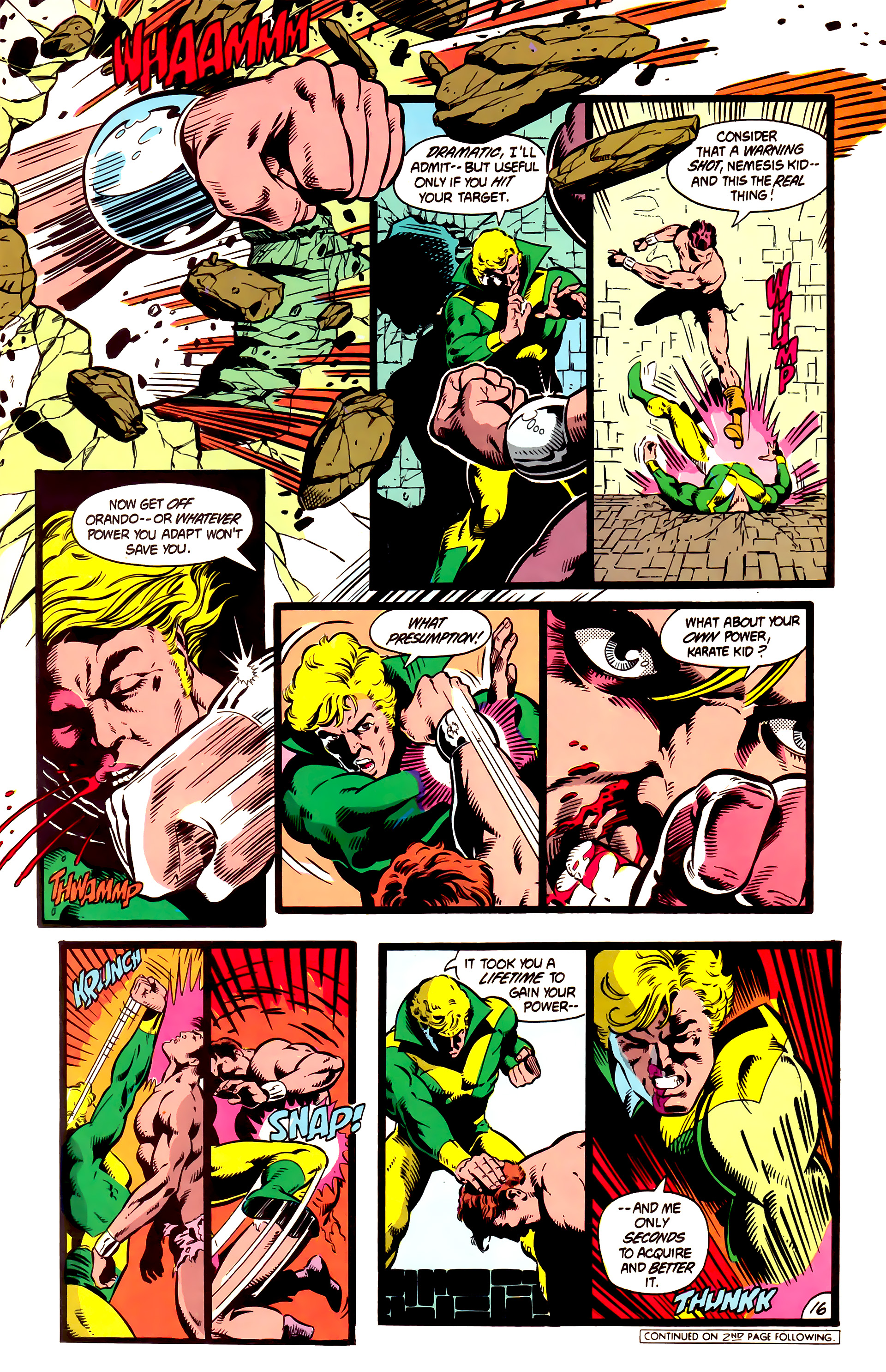 Read online Legion of Super-Heroes (1984) comic -  Issue #4 - 18