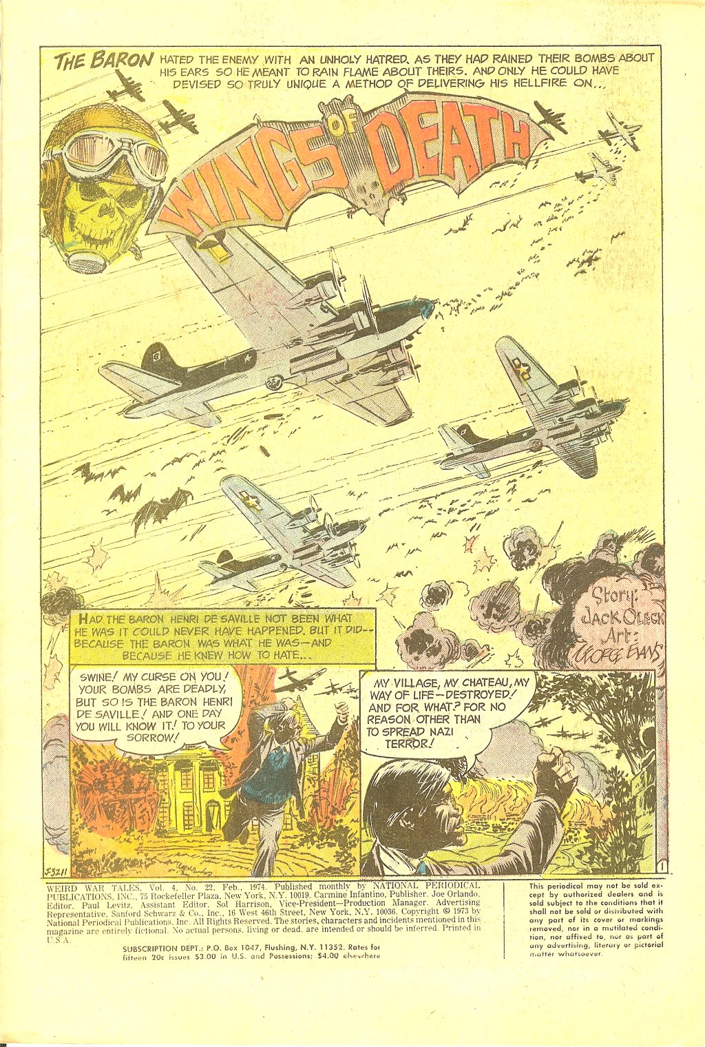 Read online Weird War Tales (1971) comic -  Issue #22 - 3