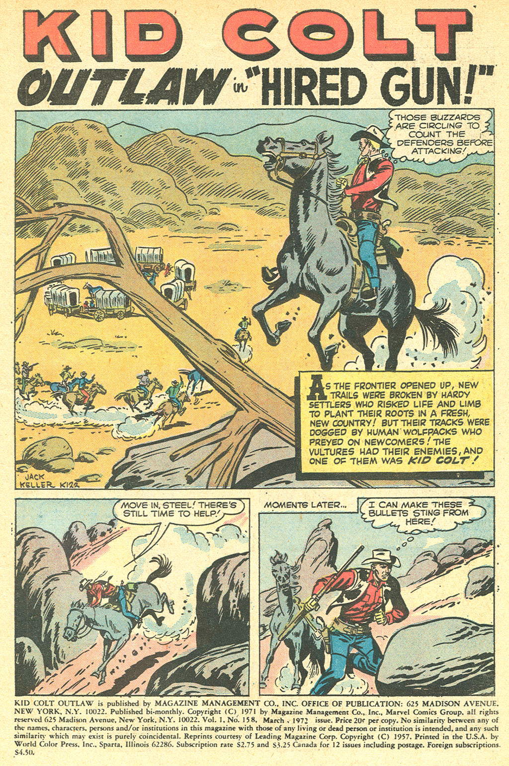 Read online Kid Colt Outlaw comic -  Issue #158 - 3