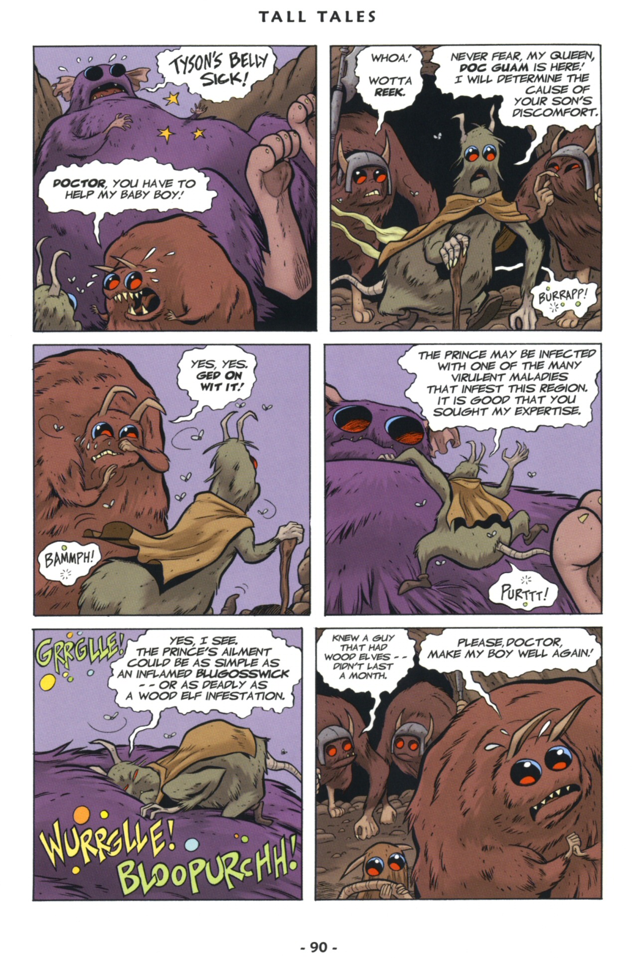 Read online Bone: Tall Tales comic -  Issue # TPB - 100