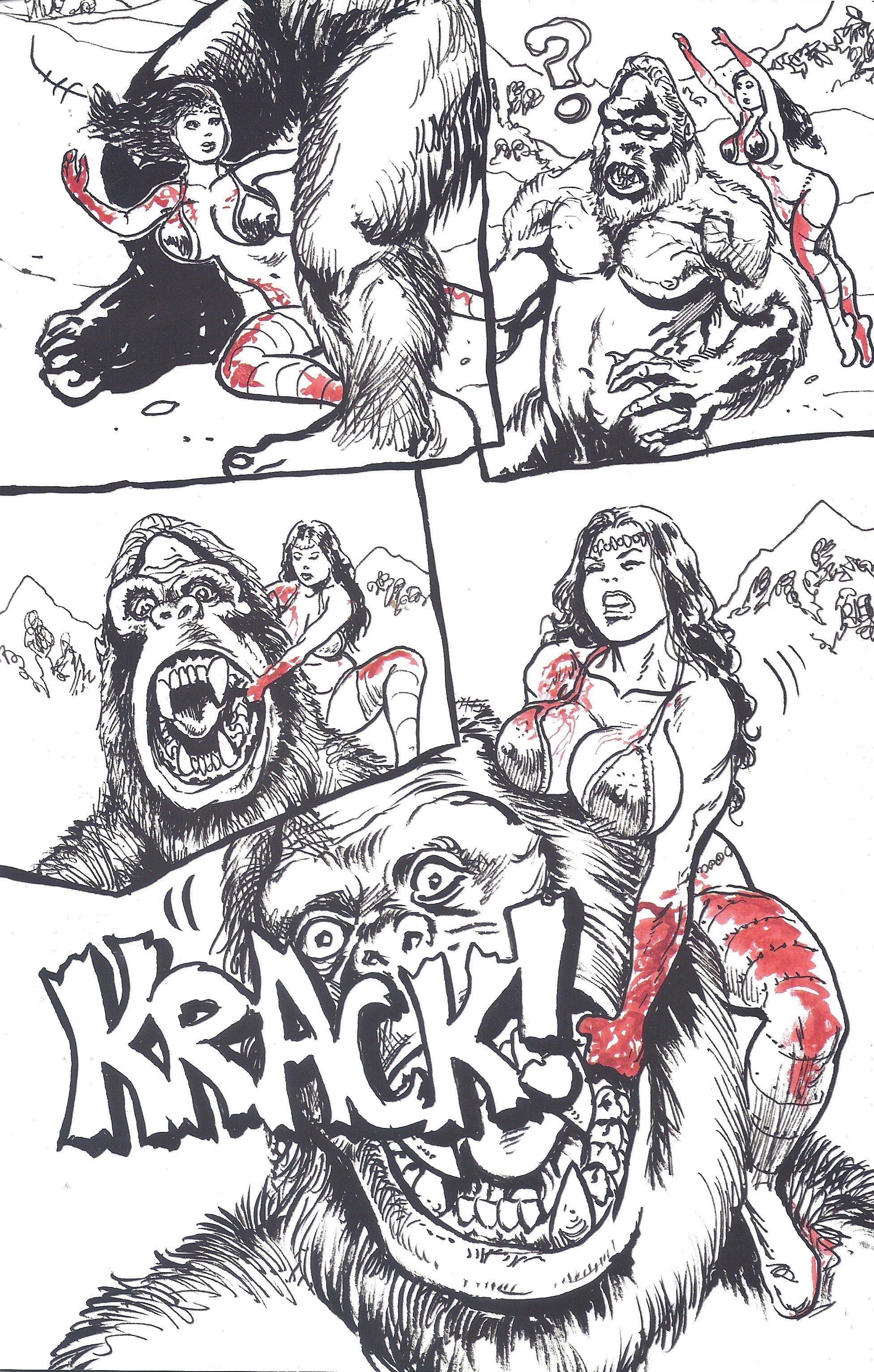 Read online Cavewoman: Freakin' Yetis comic -  Issue # Full - 17