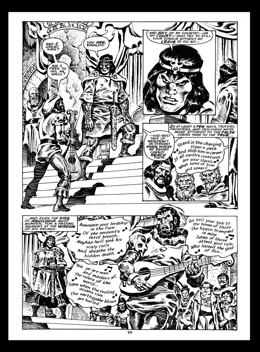 Read online The Savage Sword Of Conan comic -  Issue #214 - 49