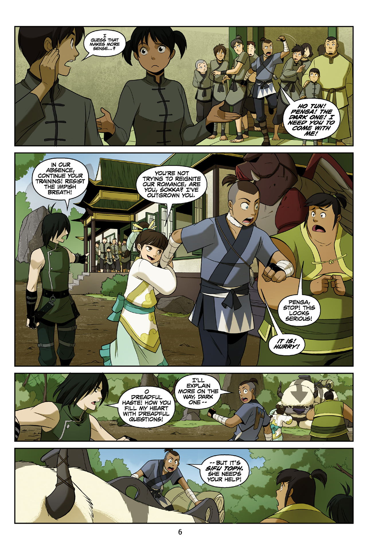 Read online Nickelodeon Avatar: The Last Airbender - The Rift comic -  Issue # Part 3 - 7