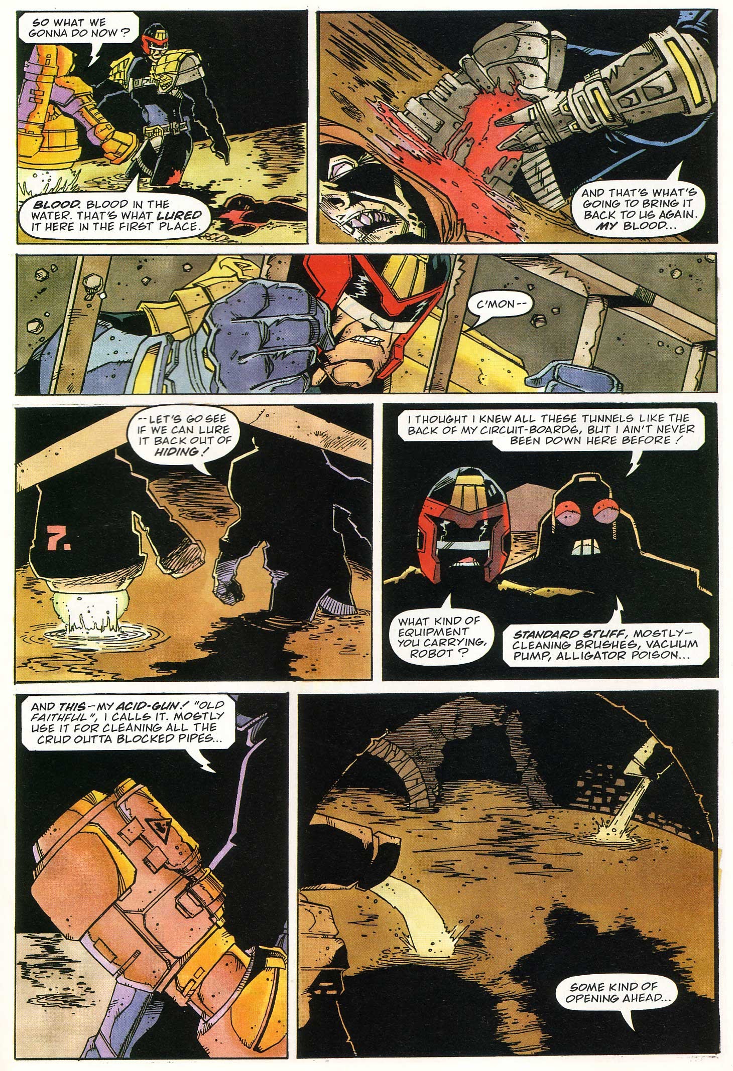 Read online Judge Dredd Lawman of the Future comic -  Issue #5 - 22