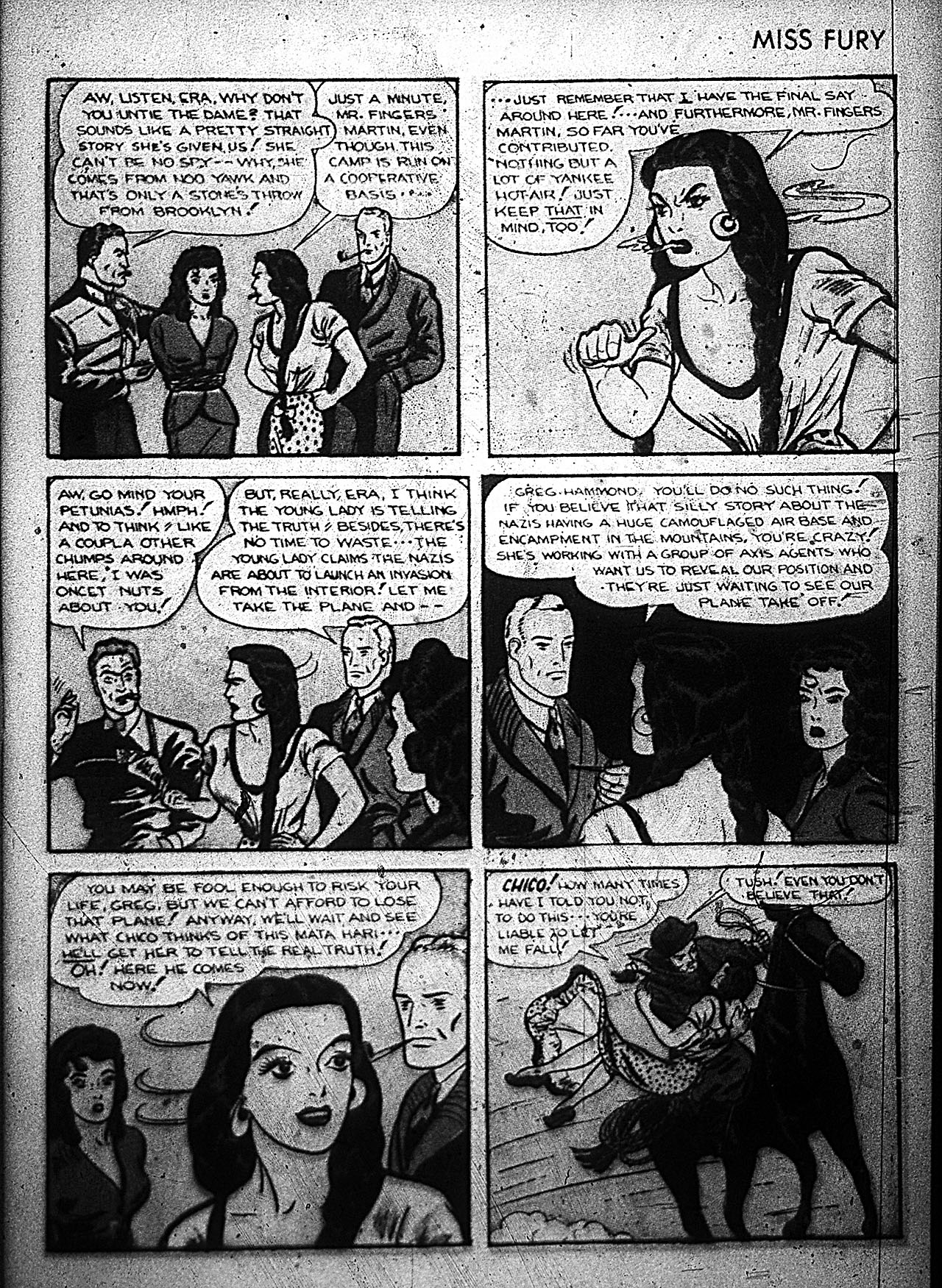 Read online Miss Fury (1942) comic -  Issue #3 - 15