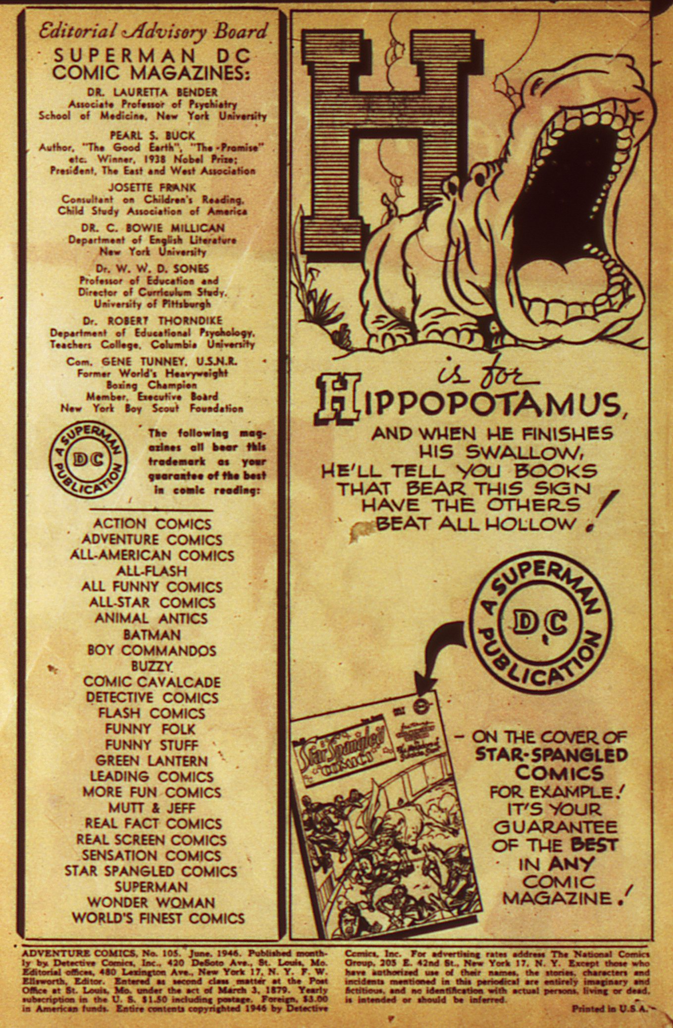 Read online Adventure Comics (1938) comic -  Issue #105 - 2