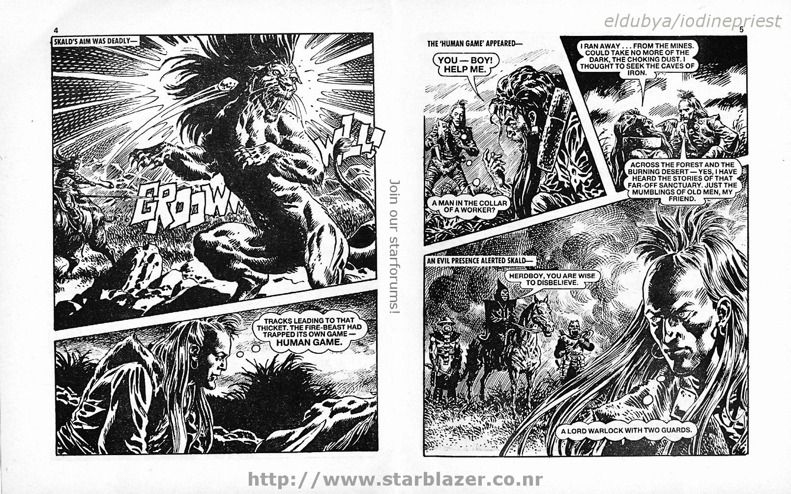 Read online Starblazer comic -  Issue #190 - 4