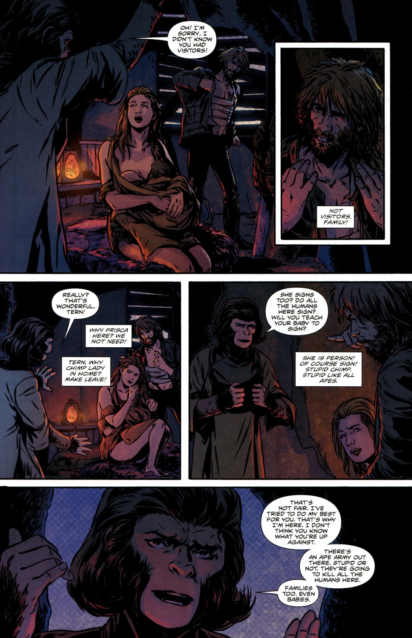 Read online Exile on the Planet of the Apes comic -  Issue #3 - 12