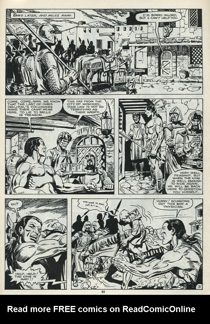 Read online The Savage Sword Of Conan comic -  Issue #182 - 53