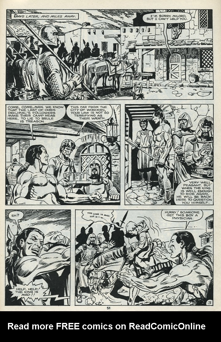 The Savage Sword Of Conan issue 182 - Page 53