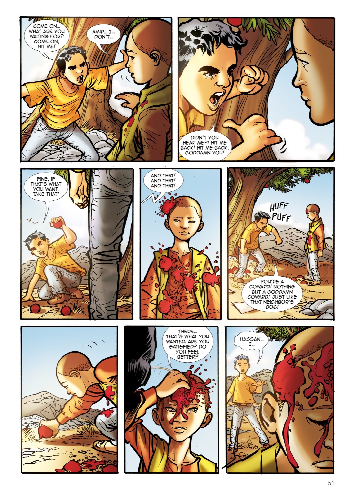 Read online The Kite Runner comic -  Issue # TPB - 52