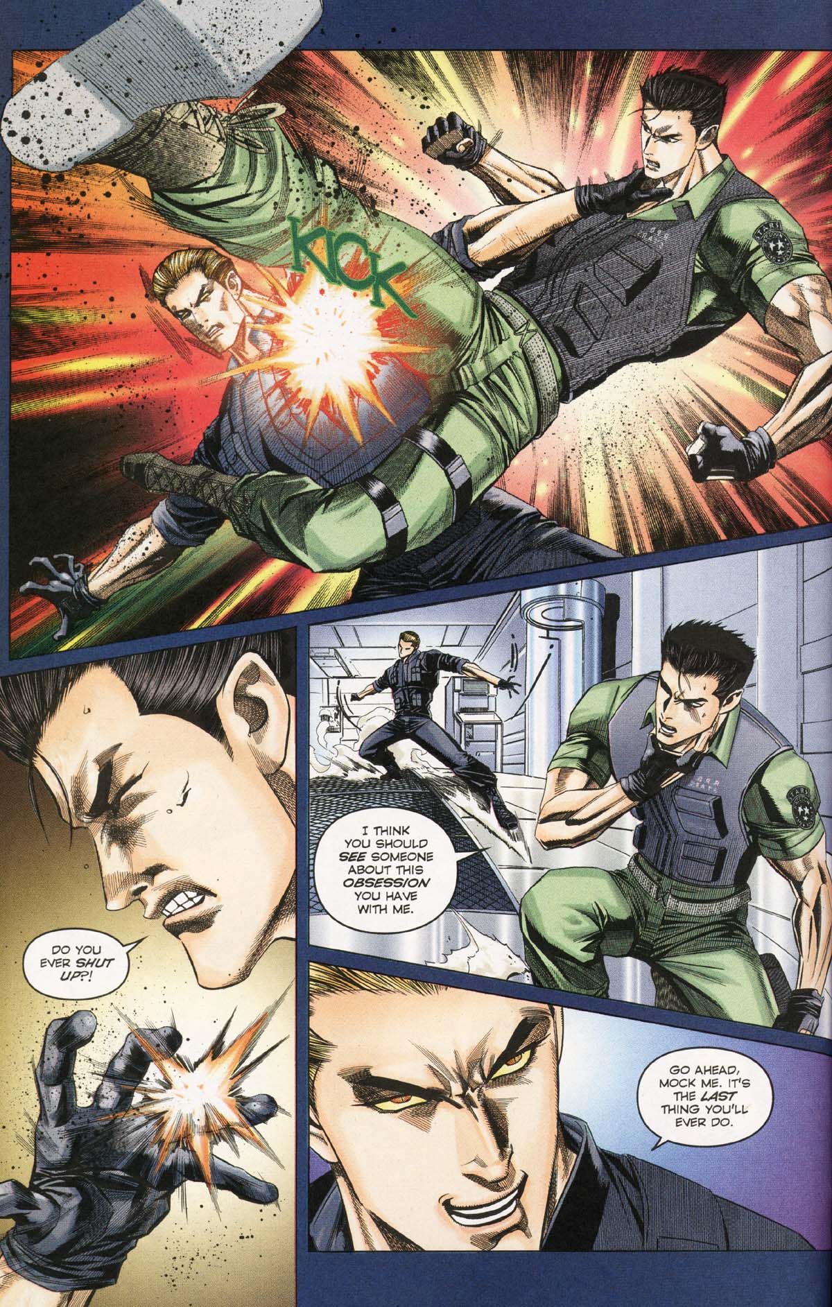 Read online Resident Evil Code: Veronica comic -  Issue #3 - 122