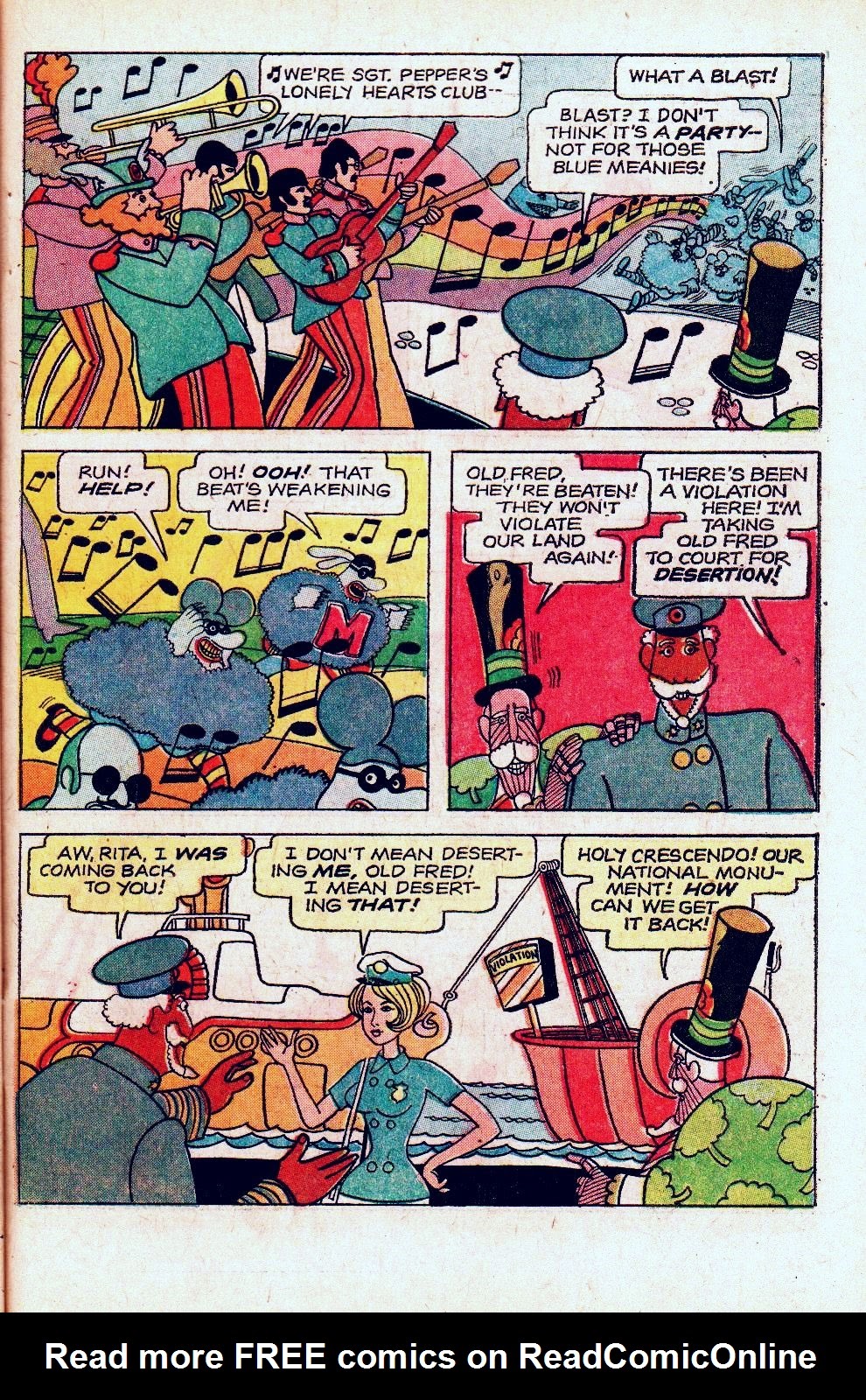 Read online Beatles: Yellow Submarine comic -  Issue # Full - 63