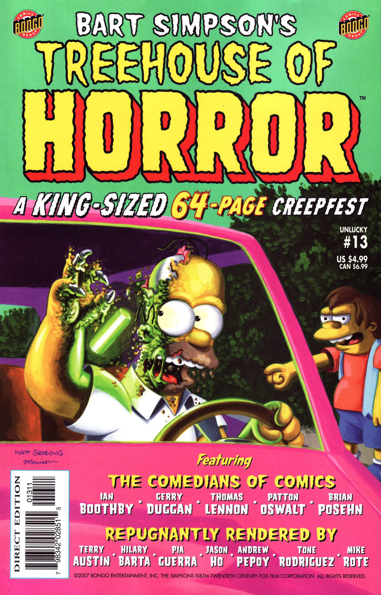 Read online Treehouse of Horror comic -  Issue #13 - 1