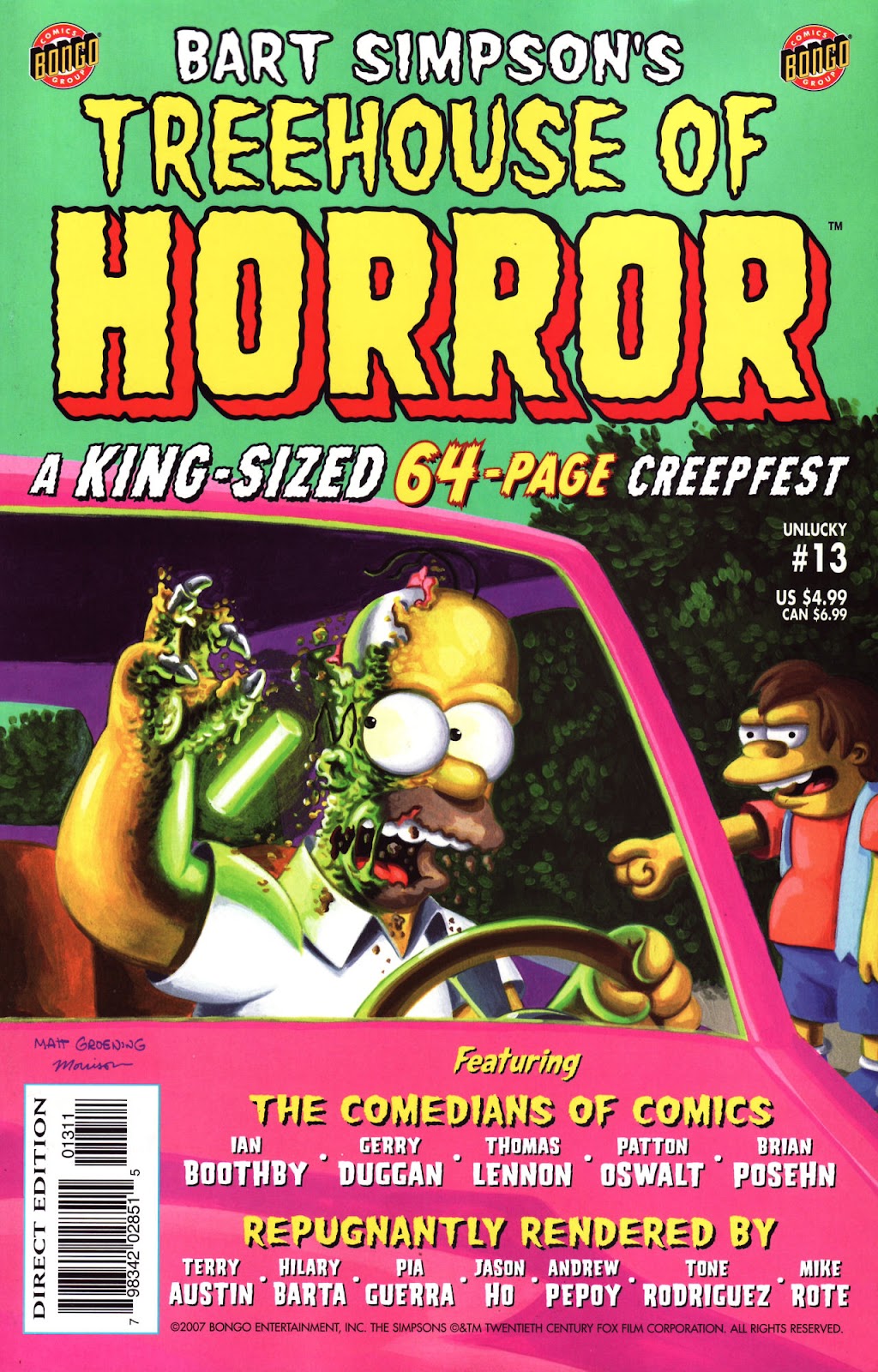 Treehouse of Horror issue 13 - Page 1