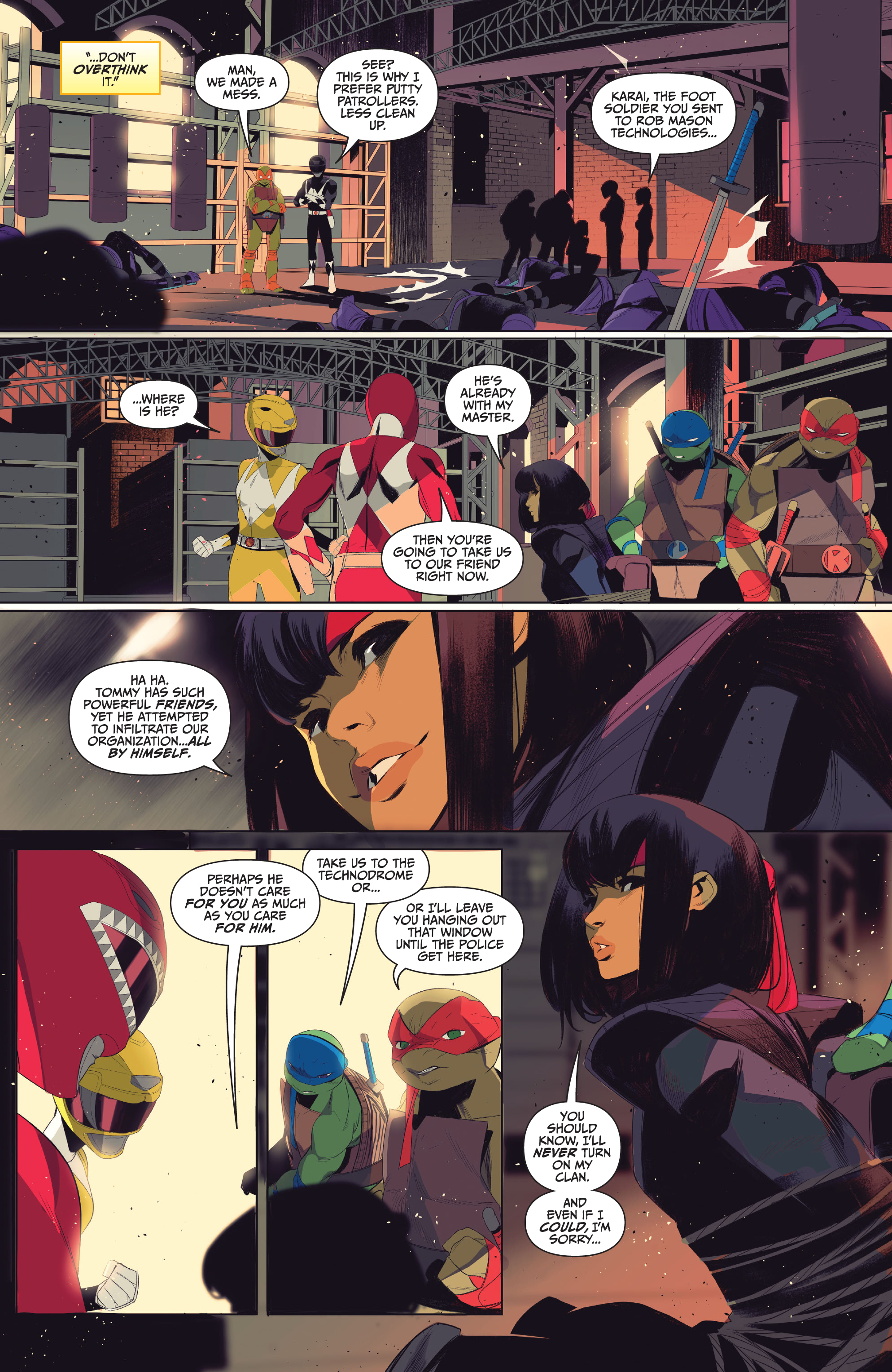 Read online Mighty Morphin Power Rangers: Teenage Mutant Ninja Turtles comic -  Issue #2 - 17
