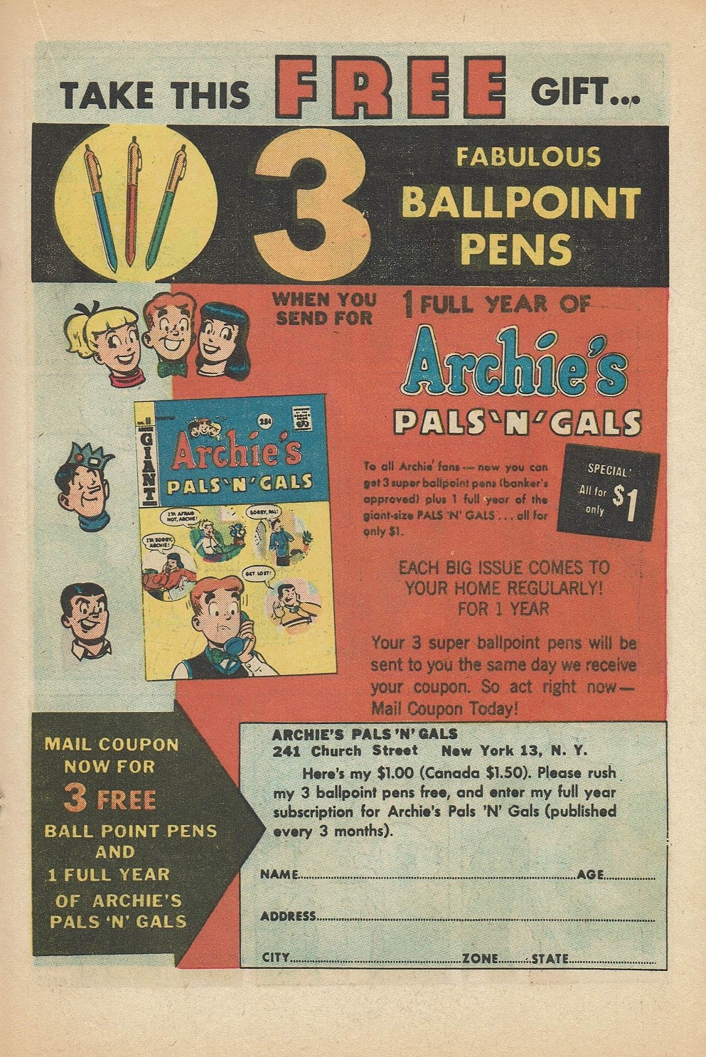 Read online Archie's Pal Jughead comic -  Issue #60 - 19