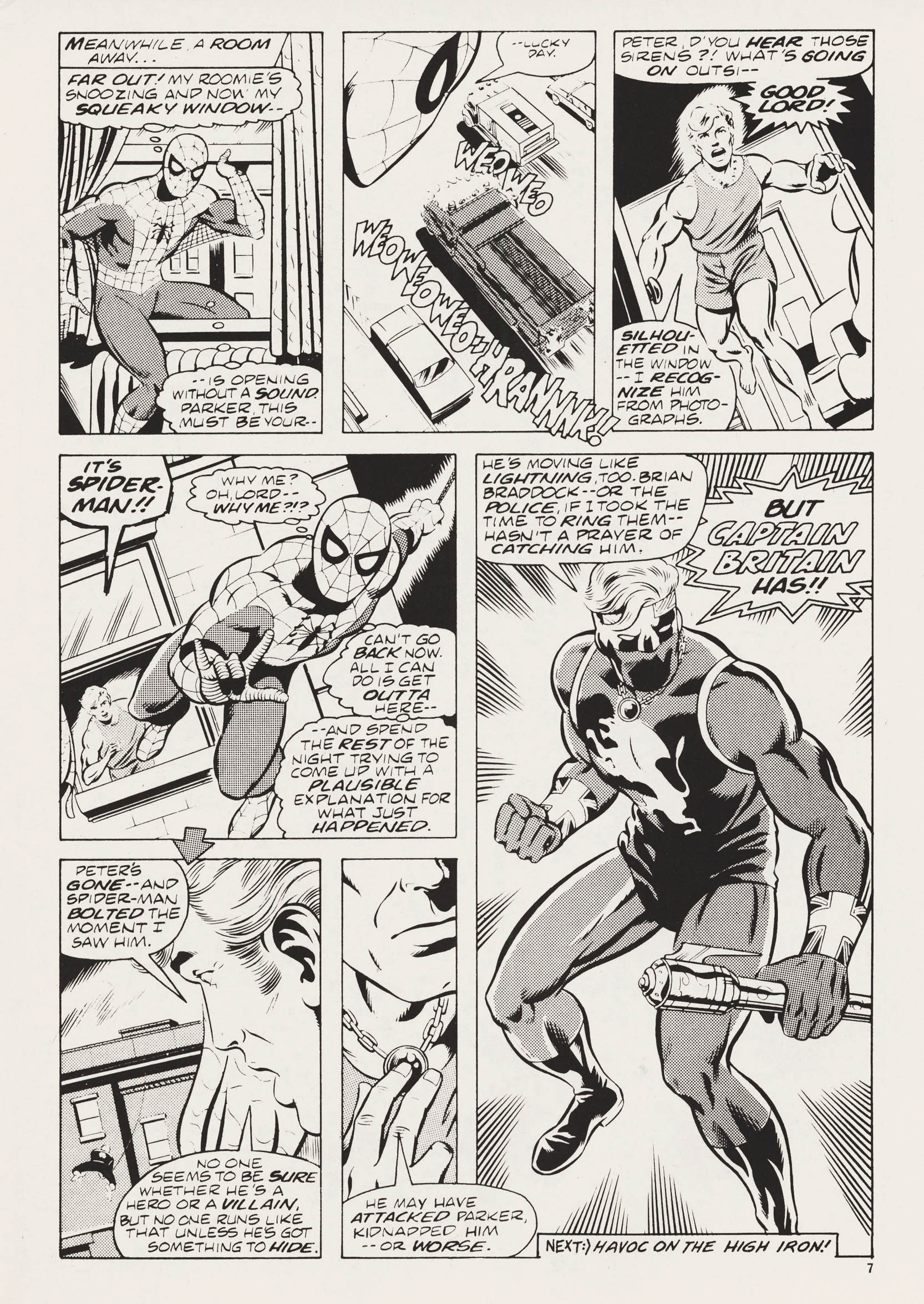 Read online Super Spider-Man and Captain Britain comic -  Issue #248 - 7