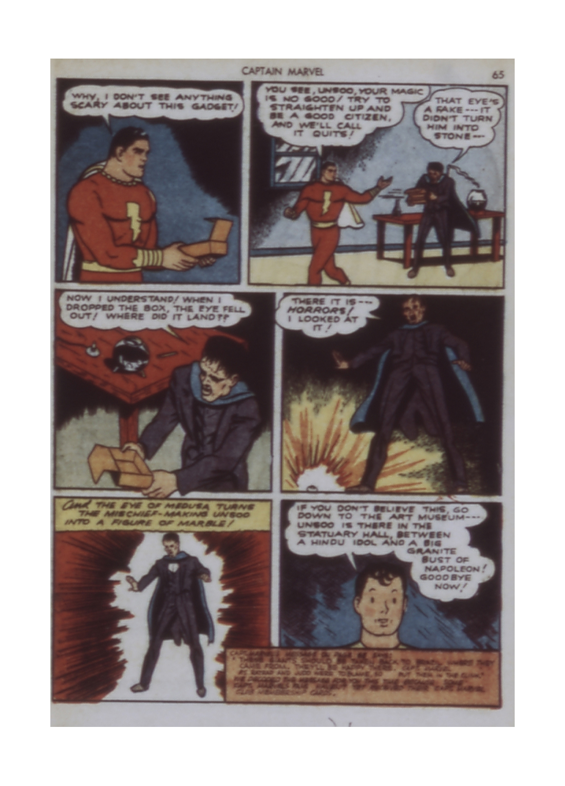 Read online Captain Marvel Adventures comic -  Issue #6 - 64