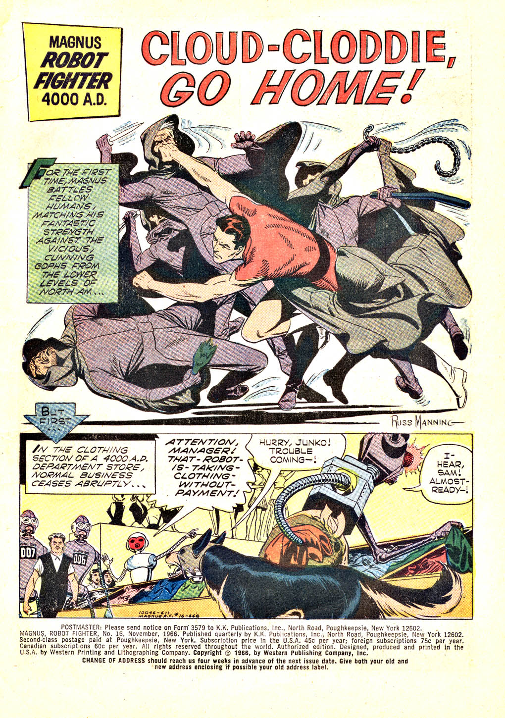 Read online Magnus, Robot Fighter 4000 AD comic -  Issue #16 - 2