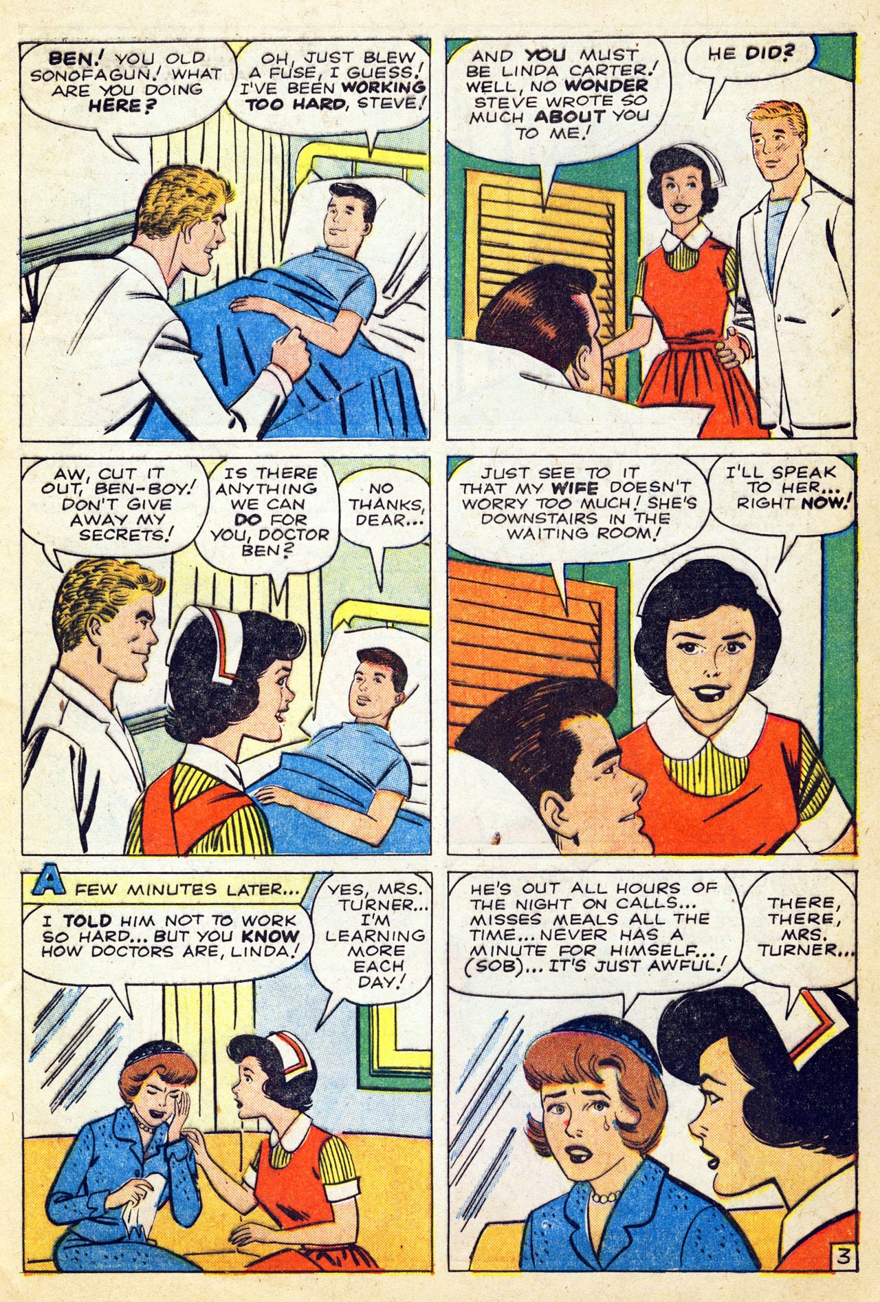 Read online Linda Carter, Student Nurse comic -  Issue #3 - 5