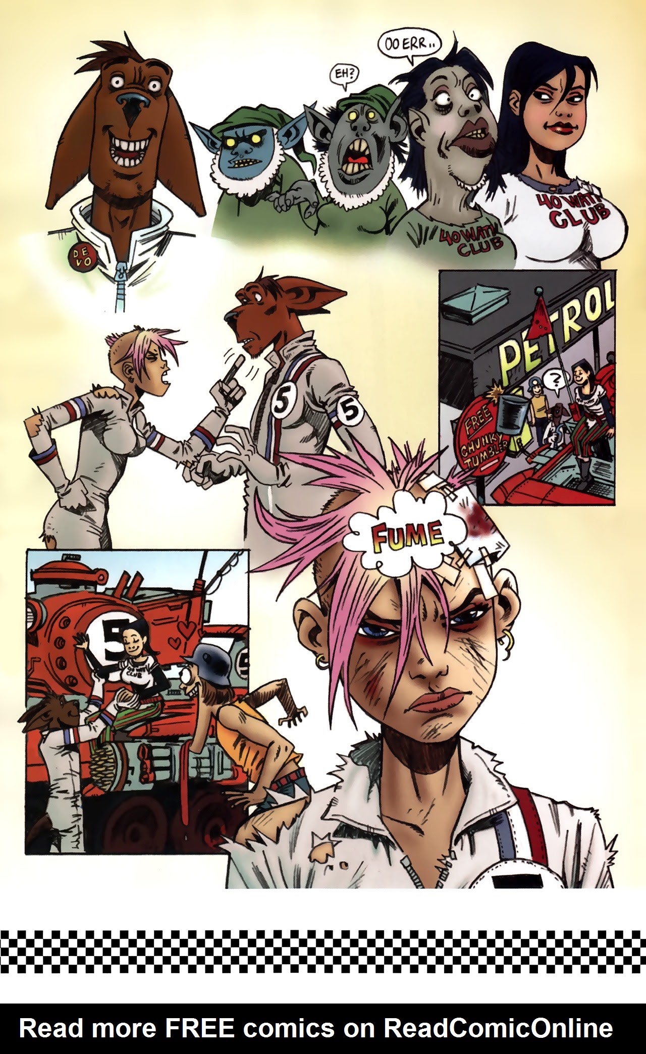 Read online Tank Girl: Skidmarks comic -  Issue #3 - 8