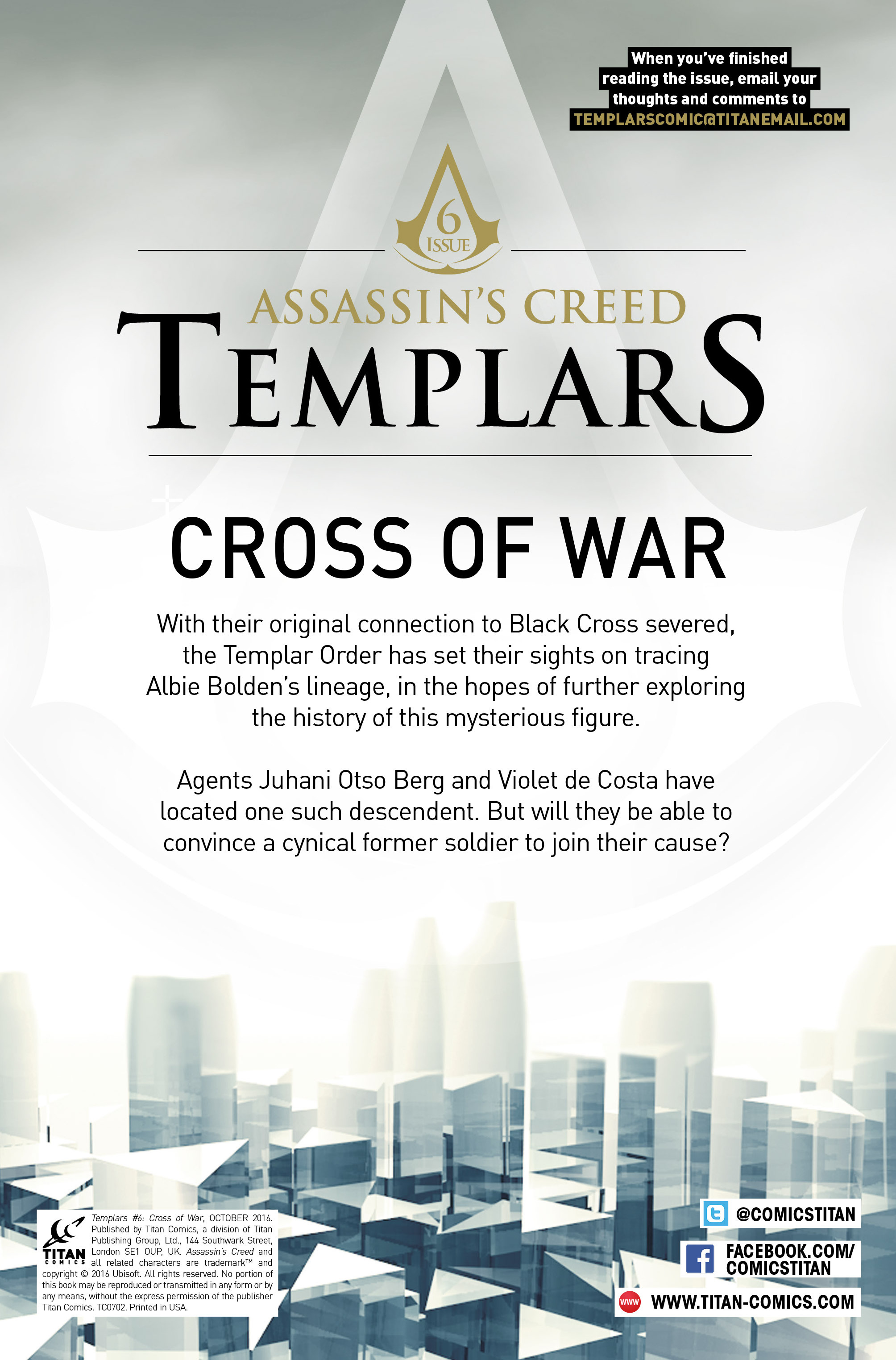 Read online Templars comic -  Issue #6 - 2