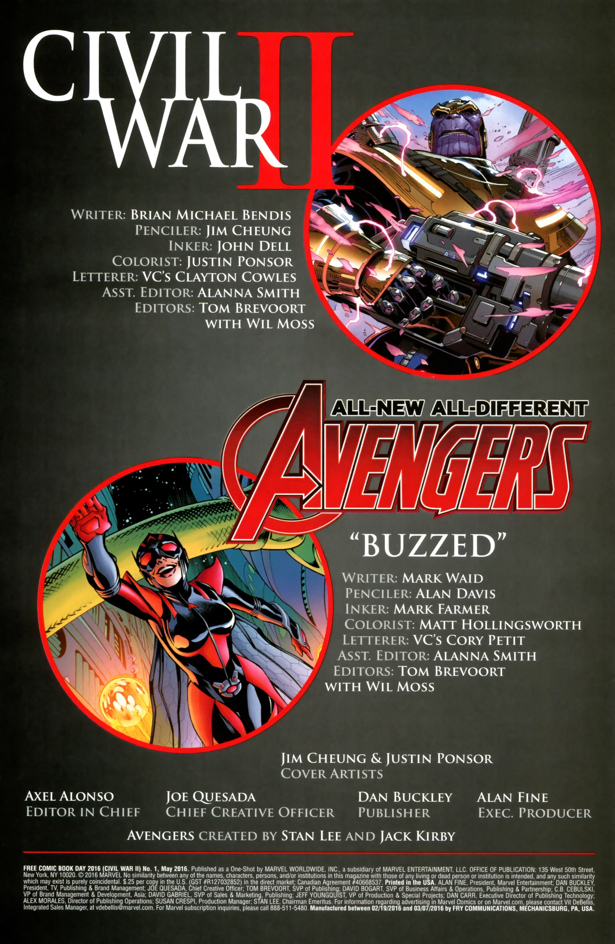 Read online Free Comic Book Day 2016 (Civil War II) comic -  Issue # Full - 28