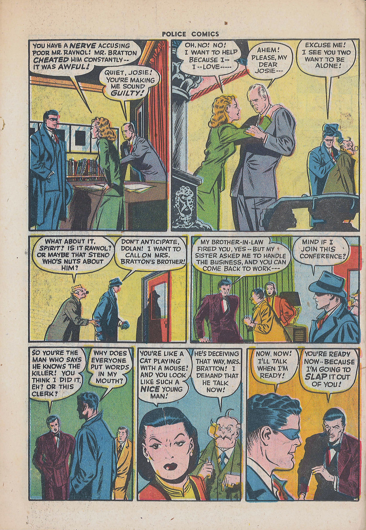 Read online Police Comics comic -  Issue #87 - 36