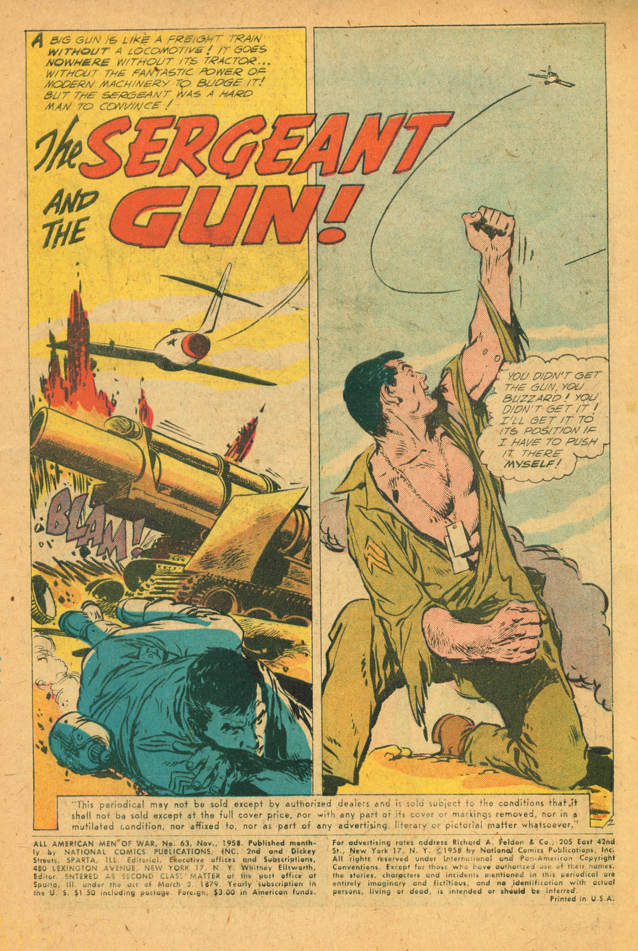 Read online All-American Men of War comic -  Issue #63 - 3