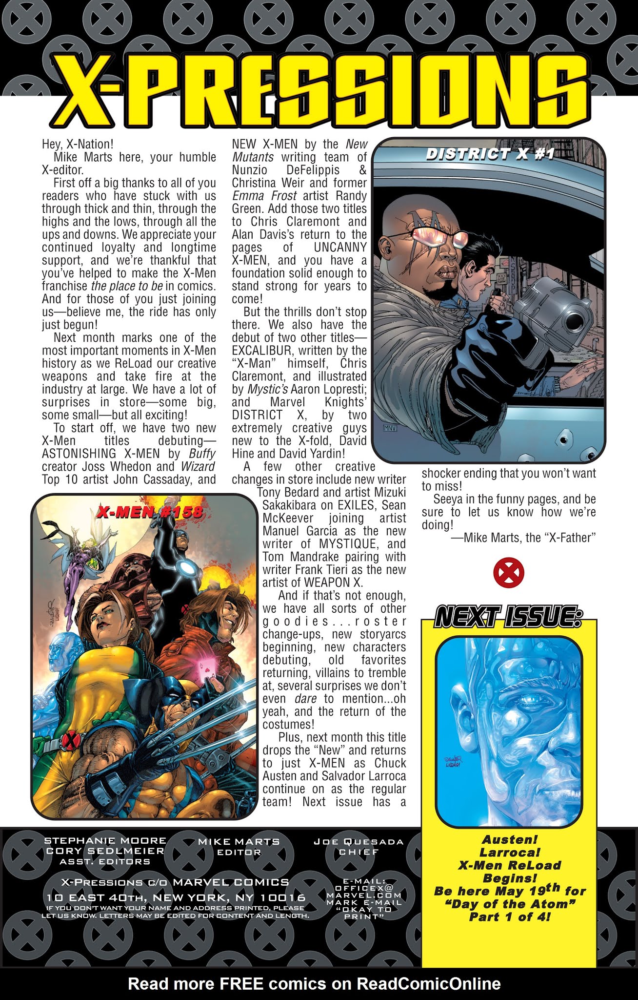 Read online New X-Men (2001) comic -  Issue # _TPB 8 - 140