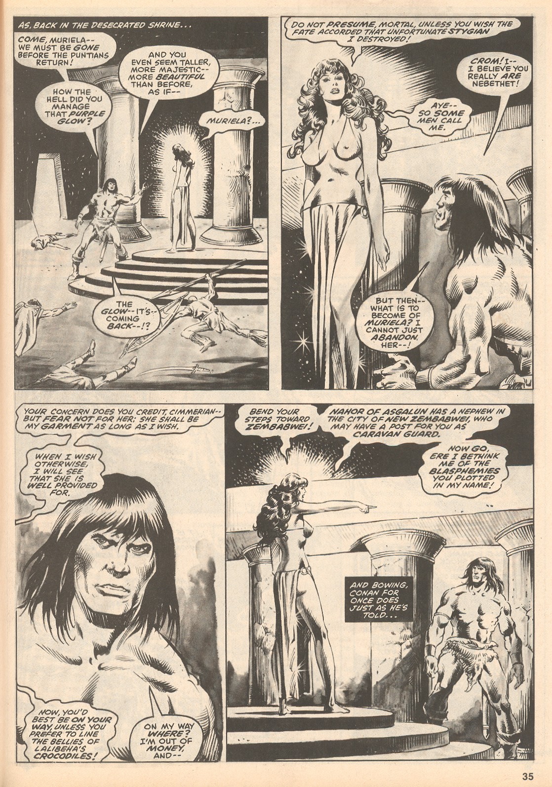 Read online The Savage Sword Of Conan comic -  Issue #60 - 35