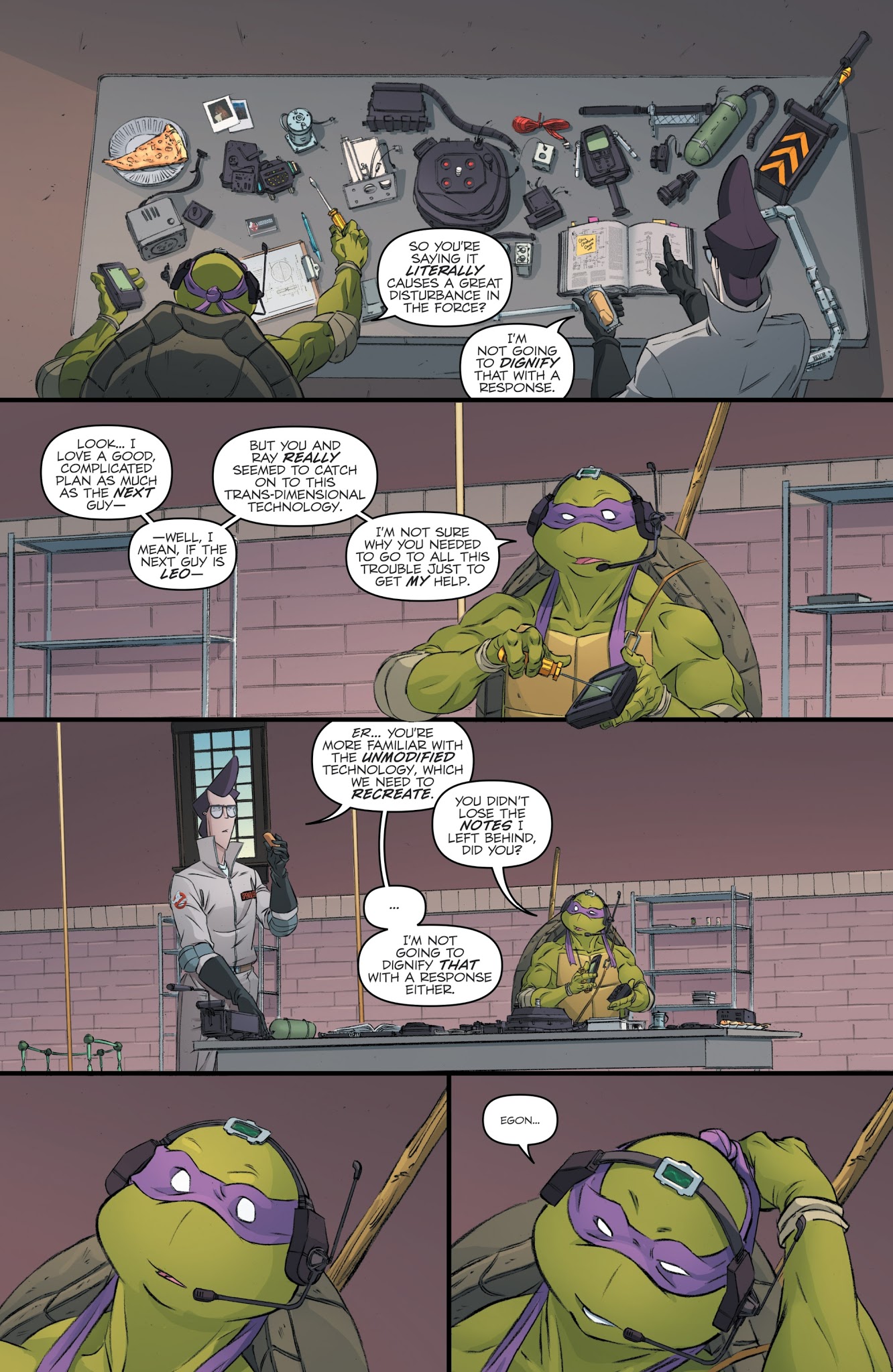 Read online Teenage Mutant Ninja Turtles/Ghostbusters 2 comic -  Issue #2 - 8