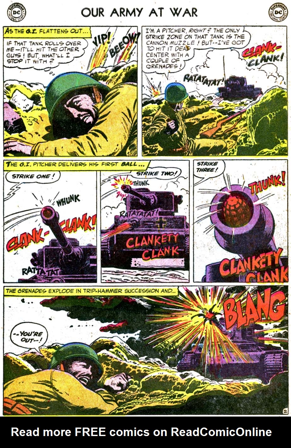 Read online Our Army at War (1952) comic -  Issue #50 - 28