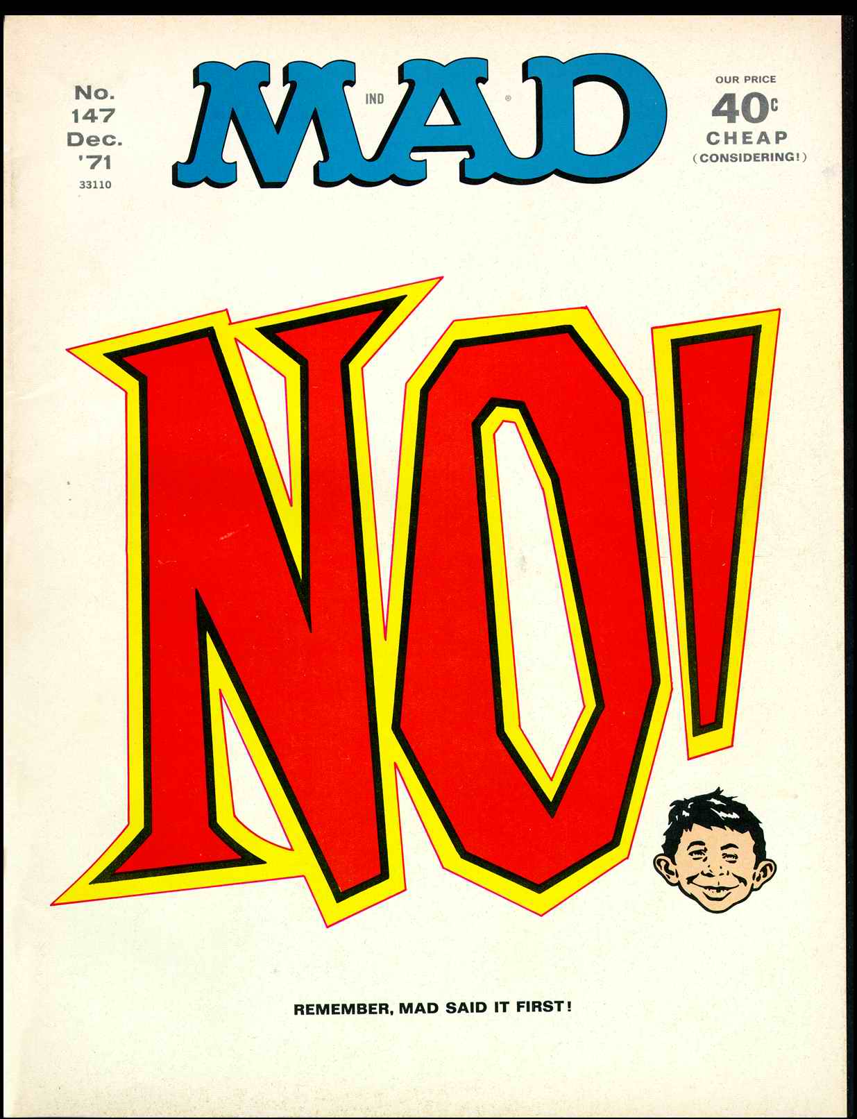 Read online MAD comic -  Issue #147 - 1