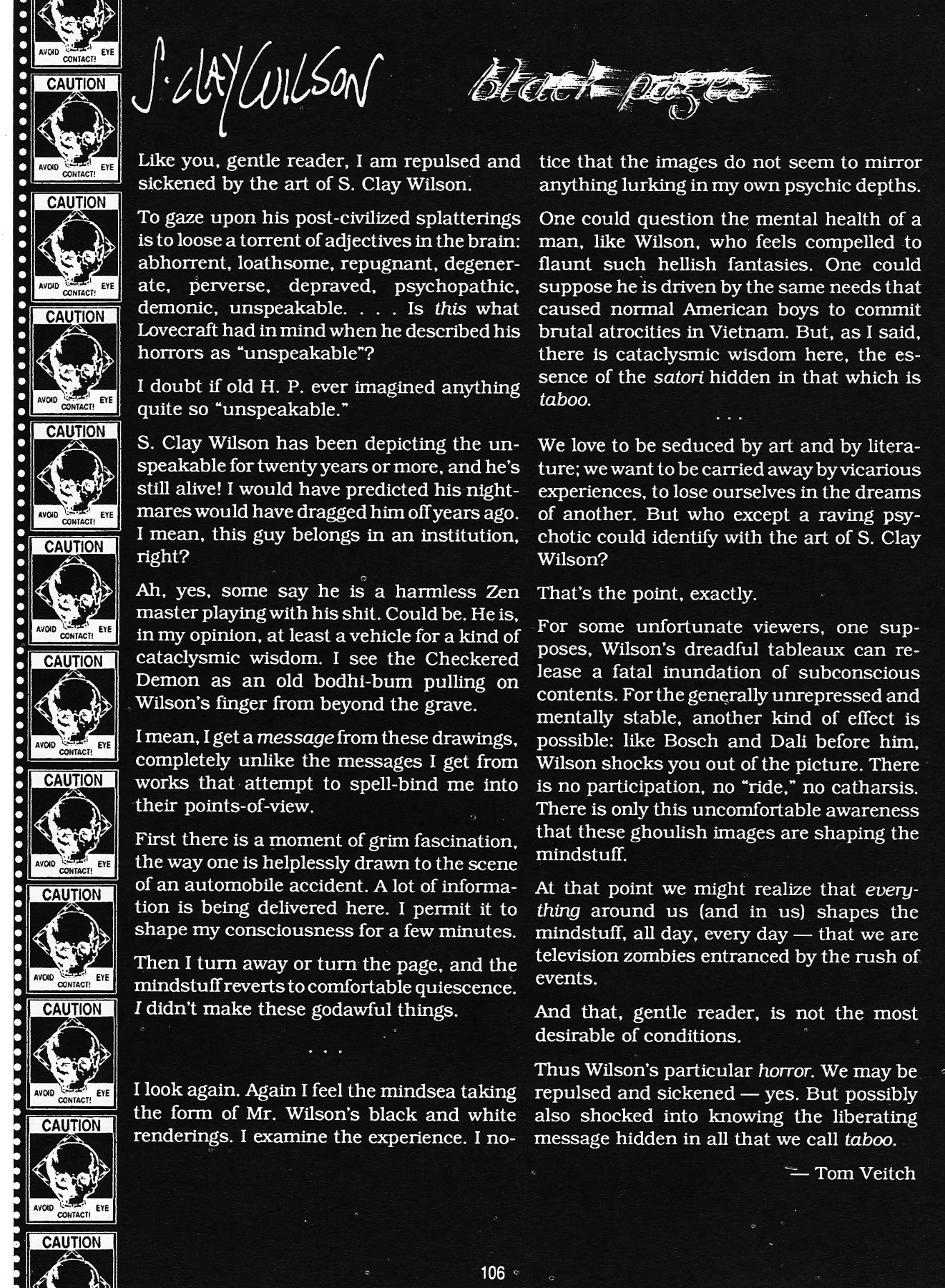 Read online Taboo comic -  Issue #2 - 108