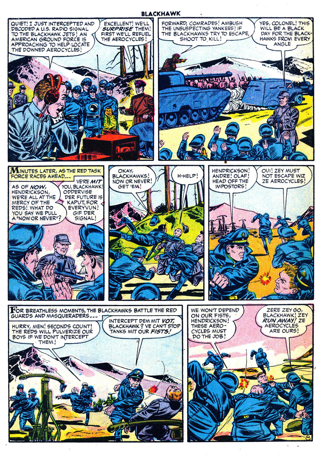 Read online Blackhawk (1957) comic -  Issue #107 - 10