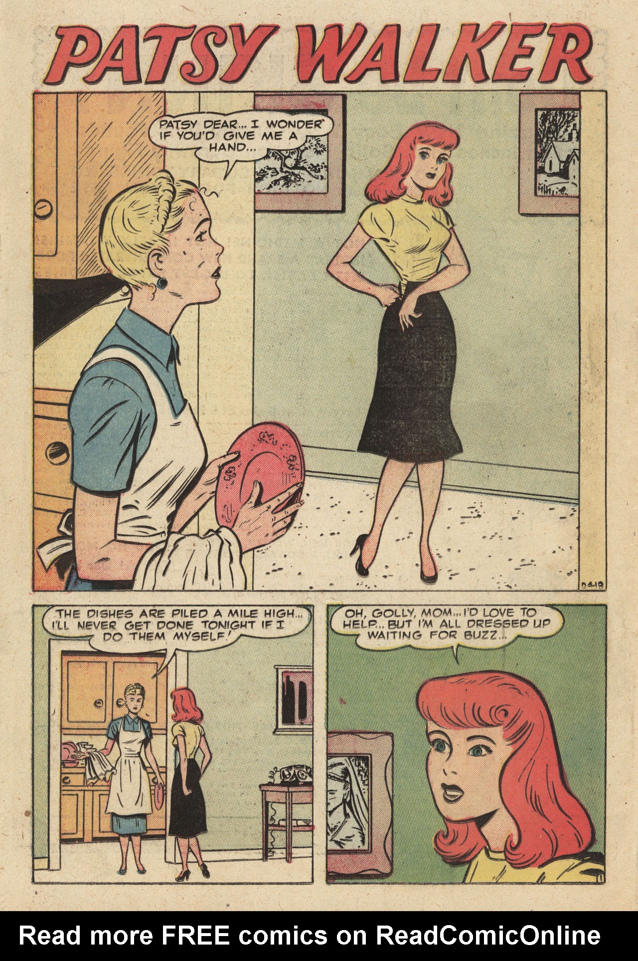Read online Patsy Walker comic -  Issue #50 - 38