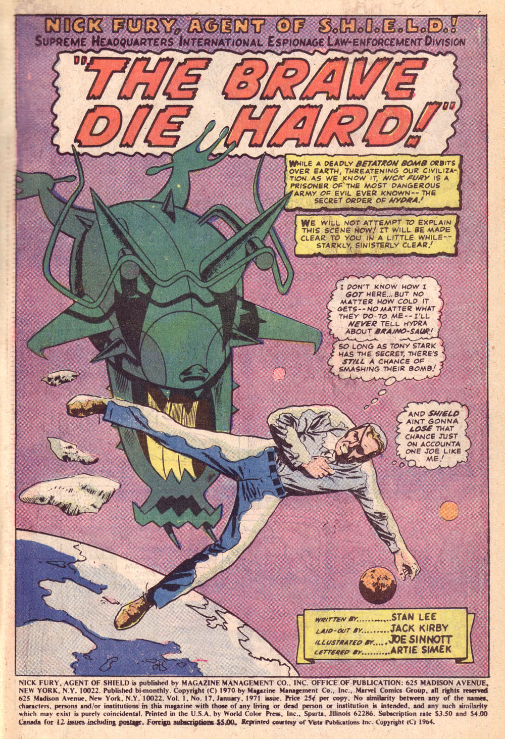 Read online Nick Fury, Agent of SHIELD comic -  Issue #17 - 2