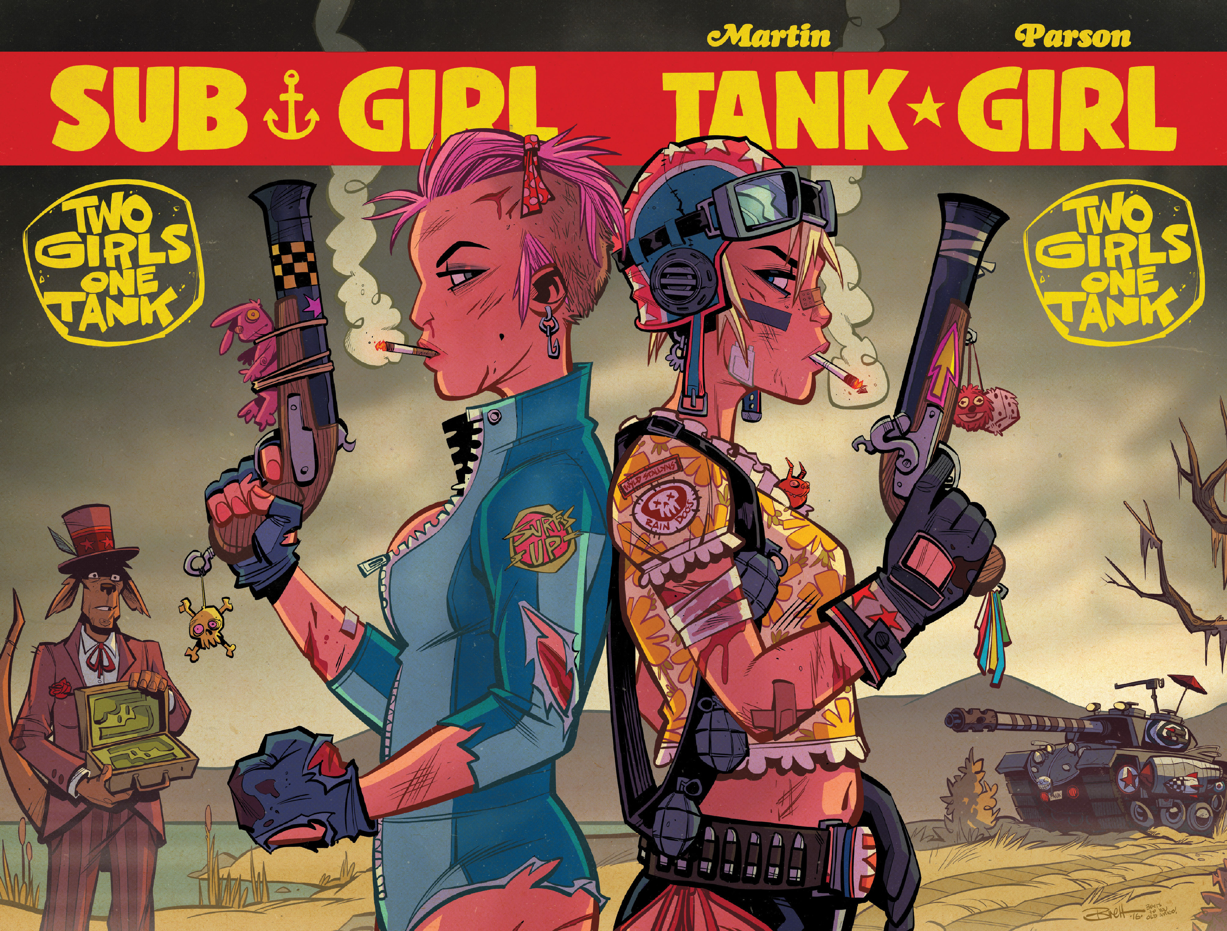 Read online Tank Girl: Two Girls, One Tank comic -  Issue #4 - 1