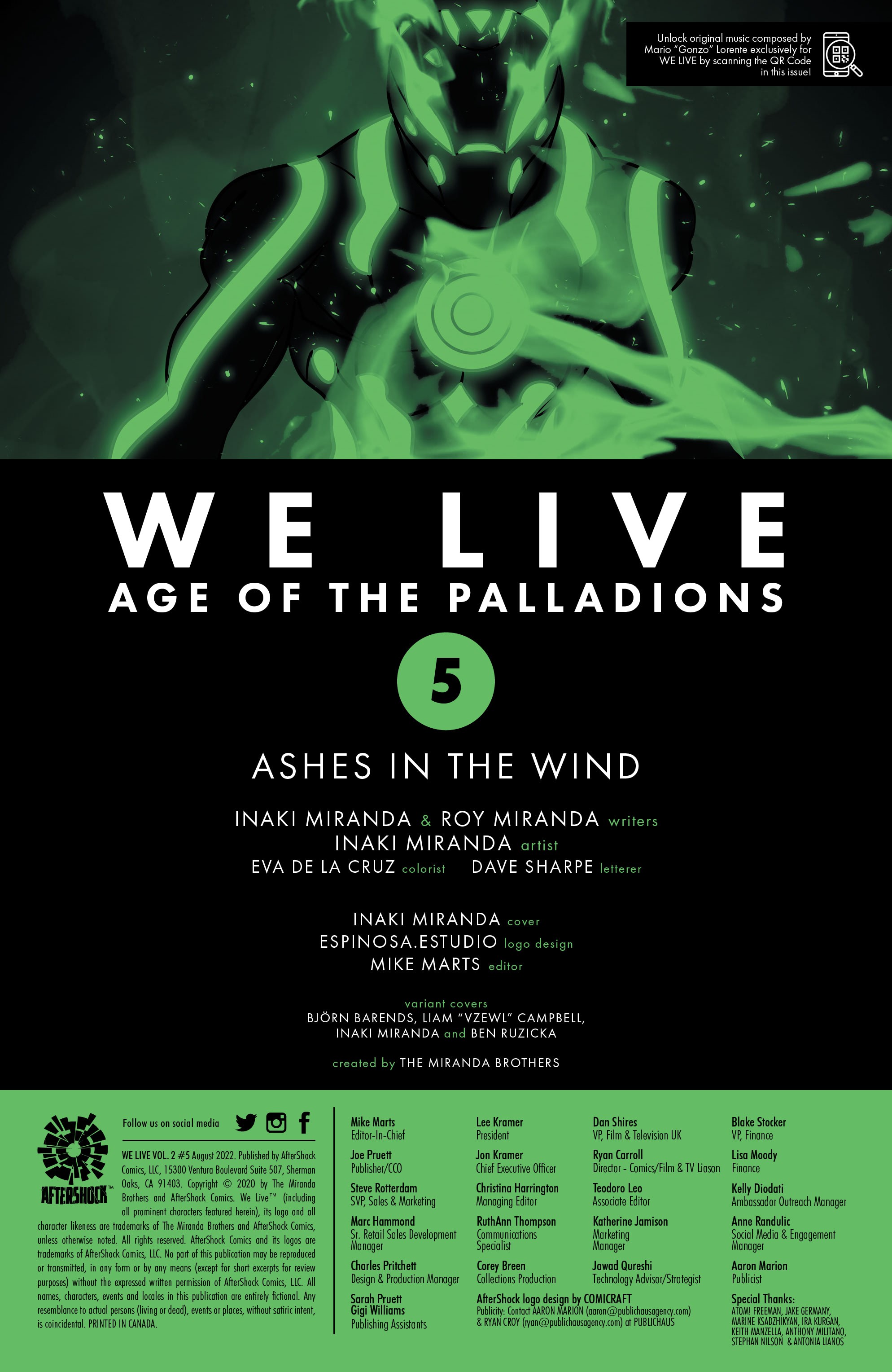 Read online We Live: Age of the Palladions comic -  Issue #5 - 2