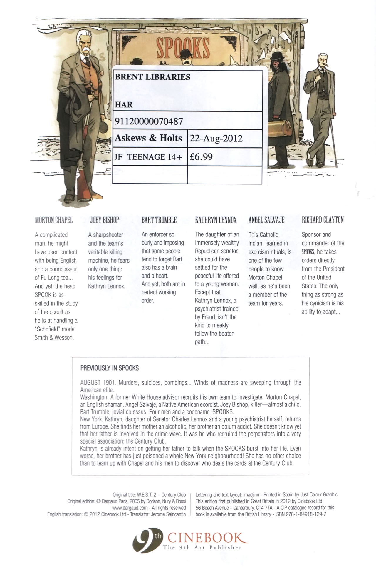Read online SPOOKS (2012) comic -  Issue #2 - 2