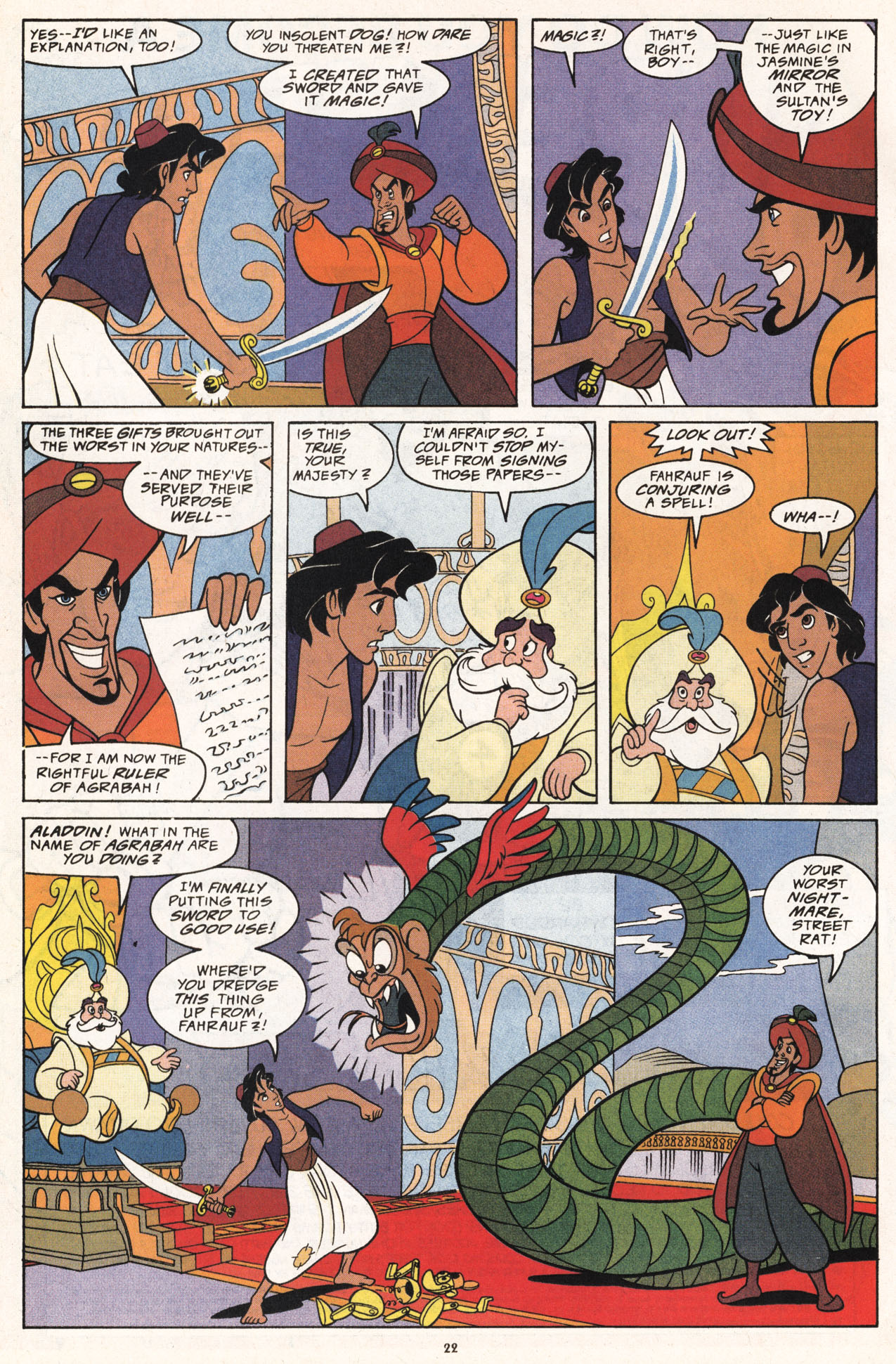 Read online Disney's Aladdin comic -  Issue #3 - 24