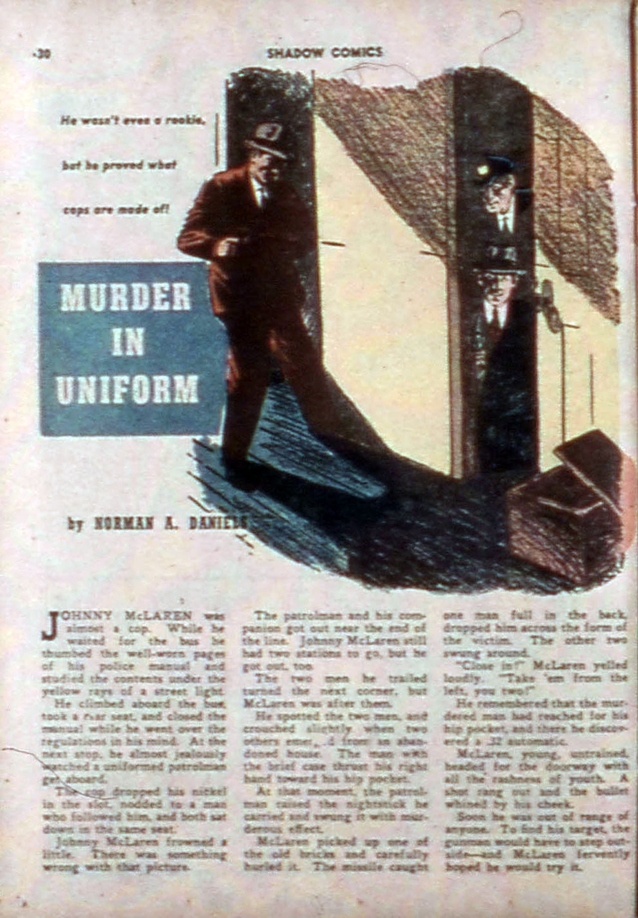 Read online Shadow Comics comic -  Issue #4 - 32