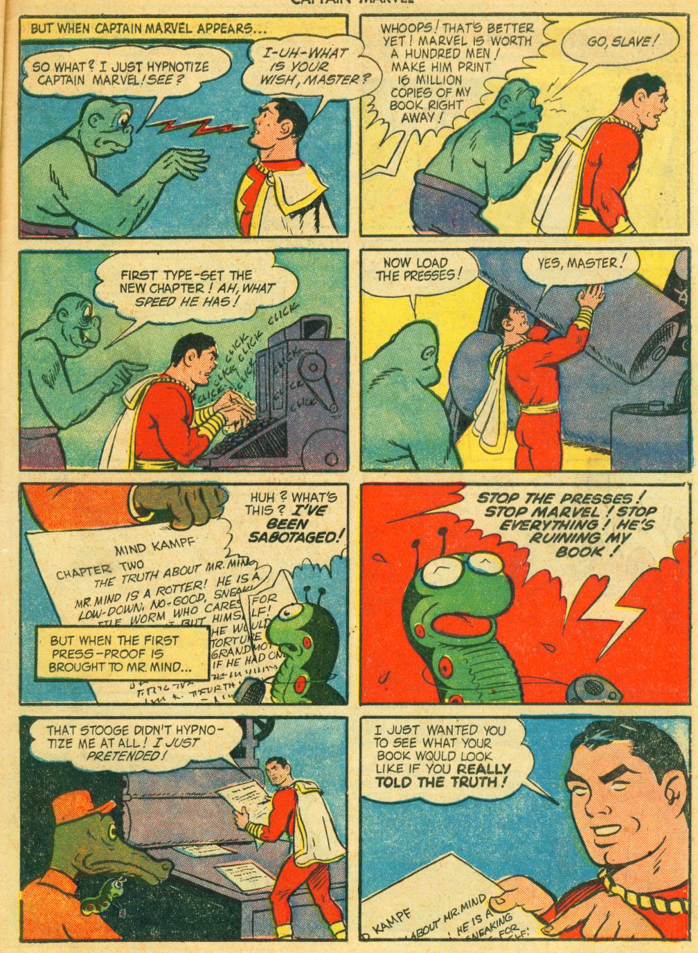 Read online Captain Marvel Adventures comic -  Issue #41 - 47