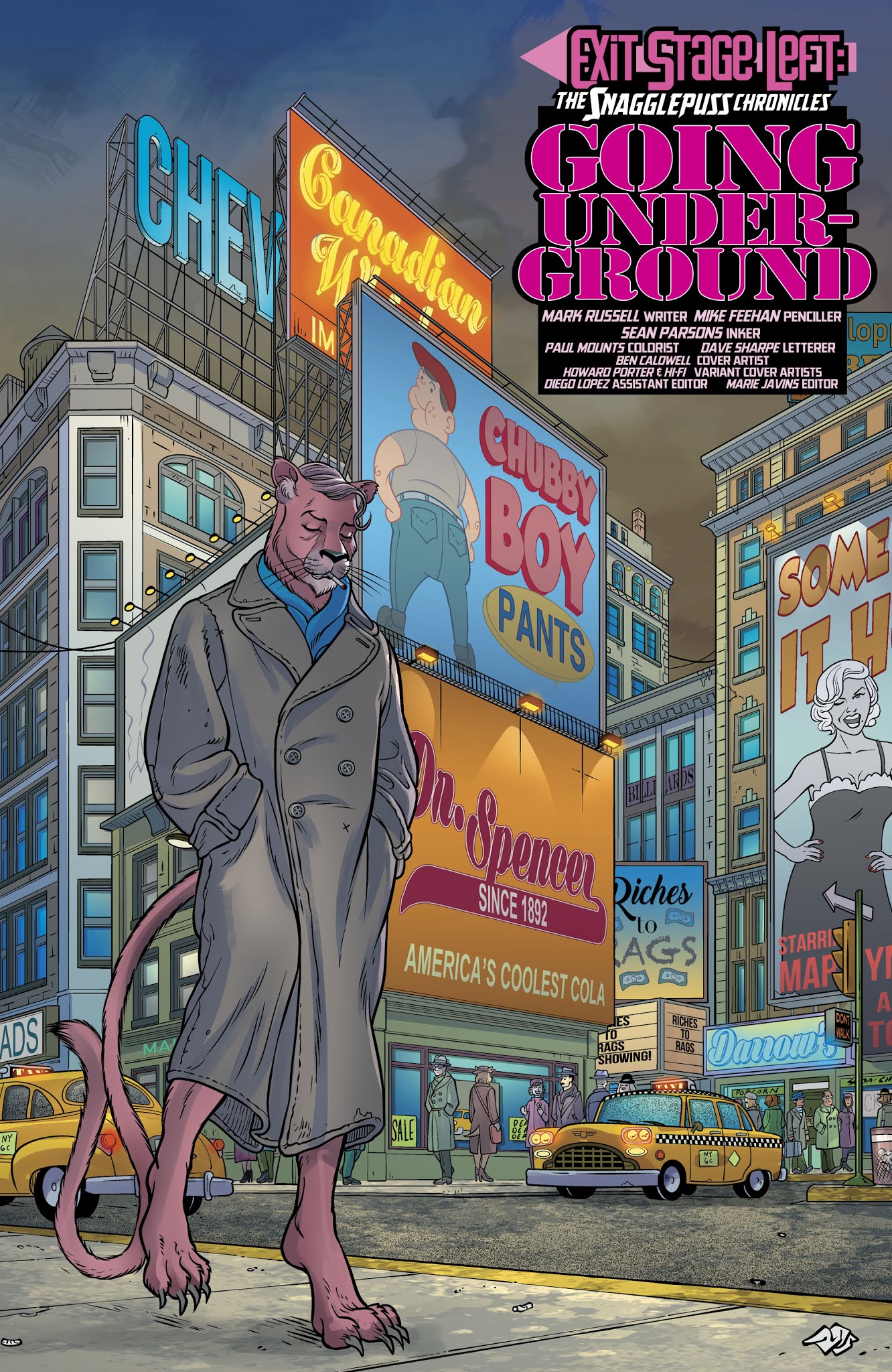 Read online Exit Stage Left: The Snagglepuss Chronicles comic -  Issue #6 - 8