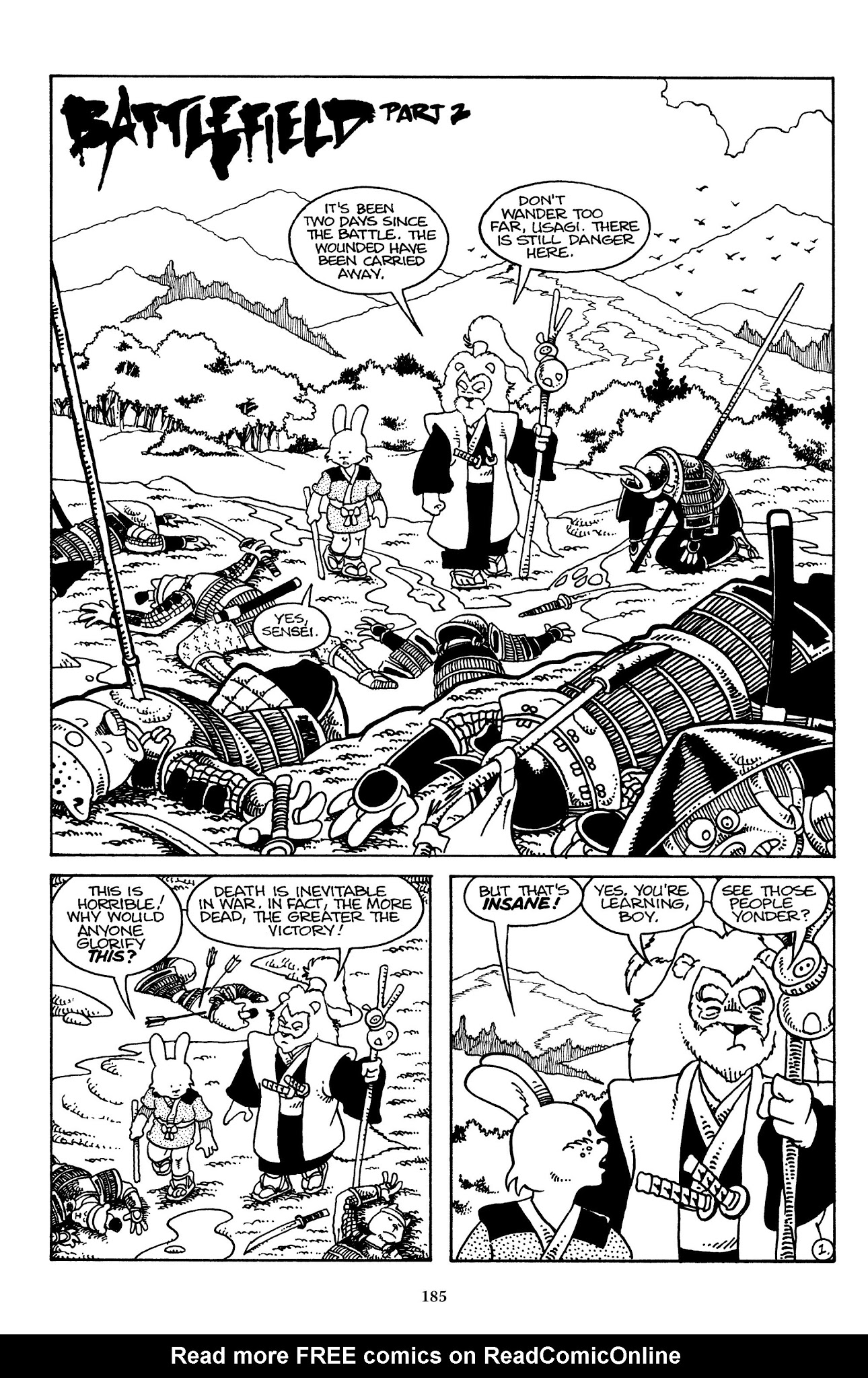 Read online The Usagi Yojimbo Saga comic -  Issue # TPB 1 - 182
